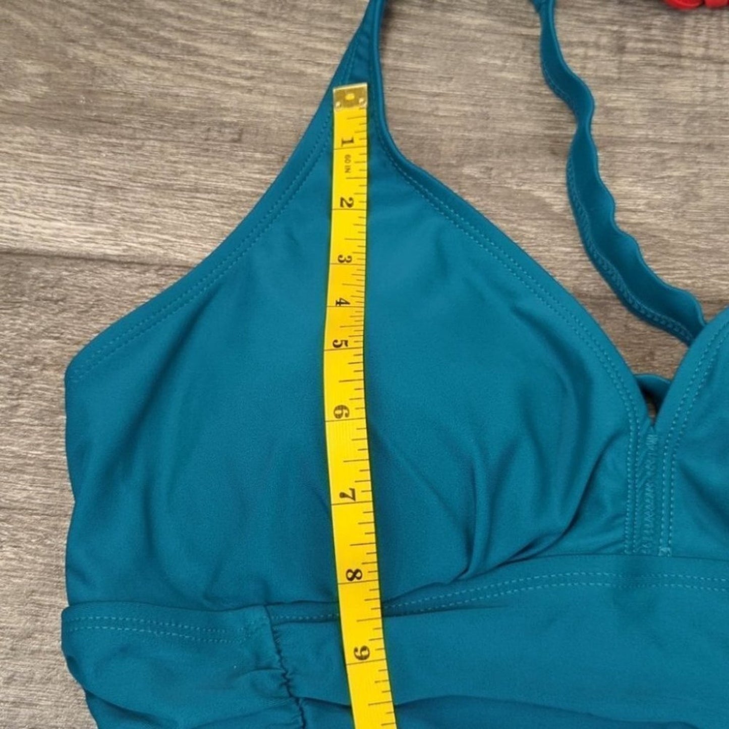 Cluci Ruched Crossover Back One Piece Size M