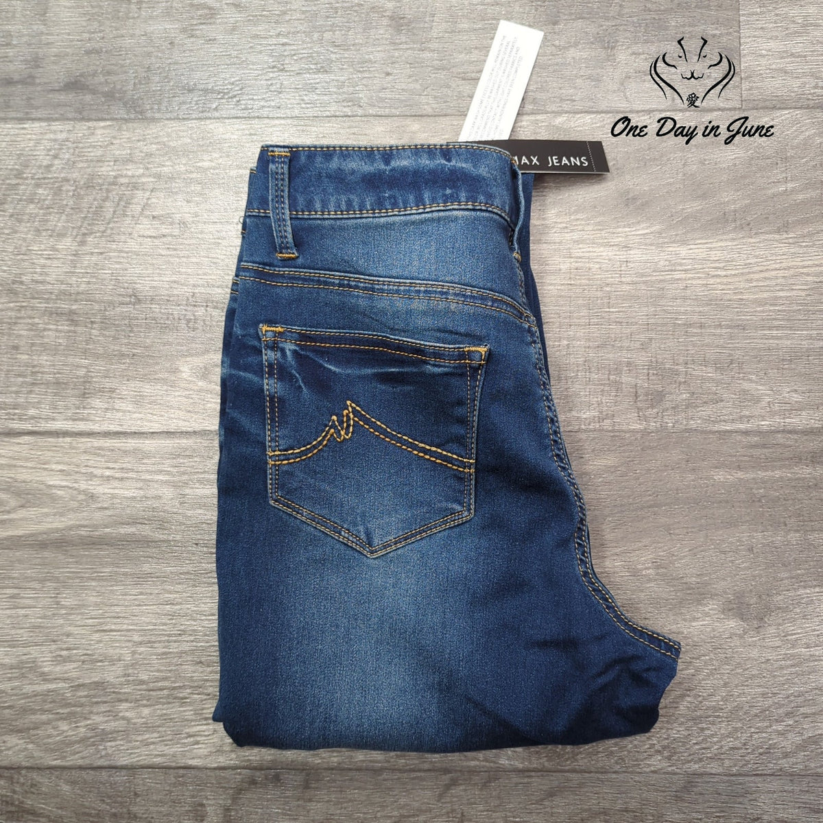 Max Jeans High Rise Skinny Jeggings Lakeside Blue Wash NWT Size 4