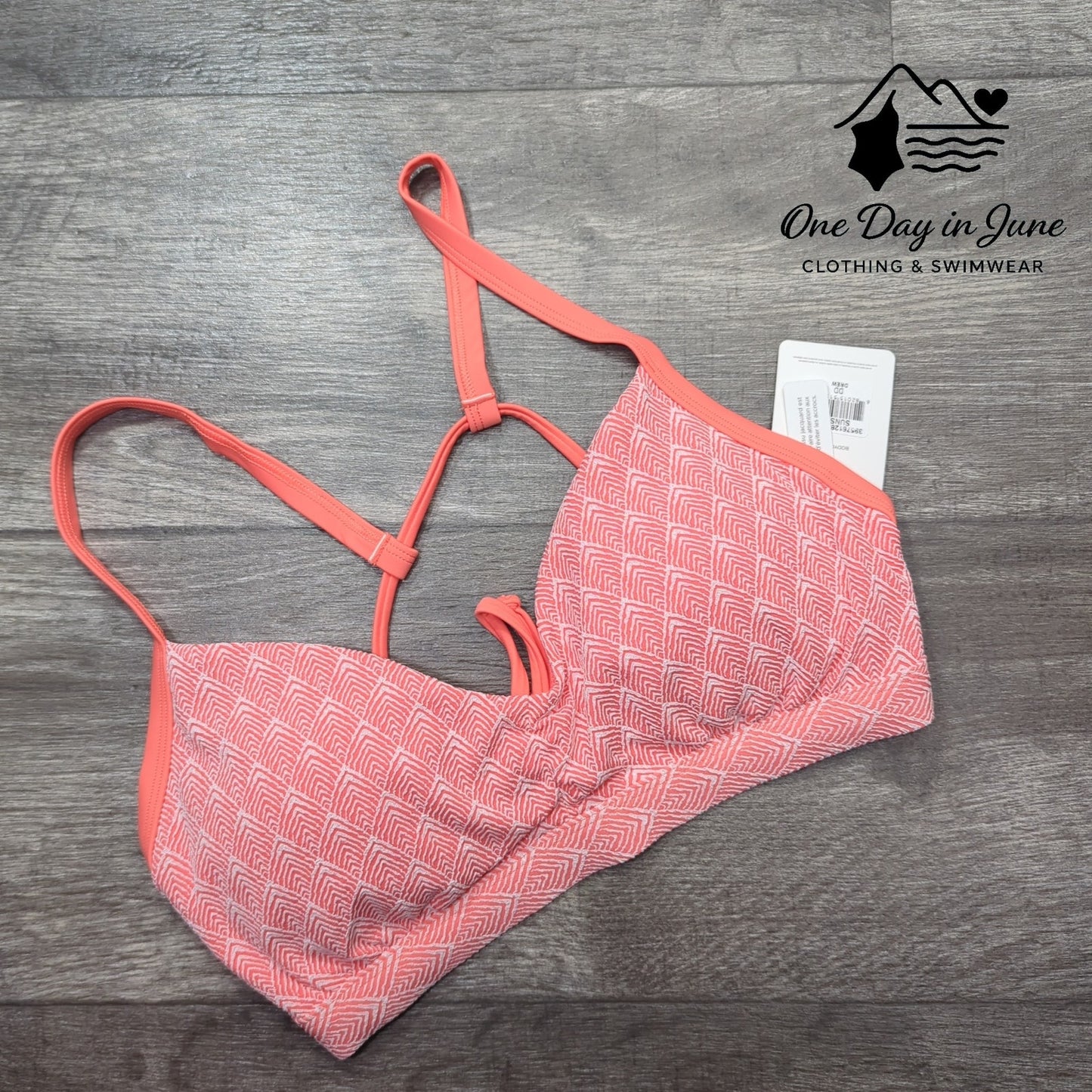 Body Glove Drew Sunset Bikini Top Size DD
