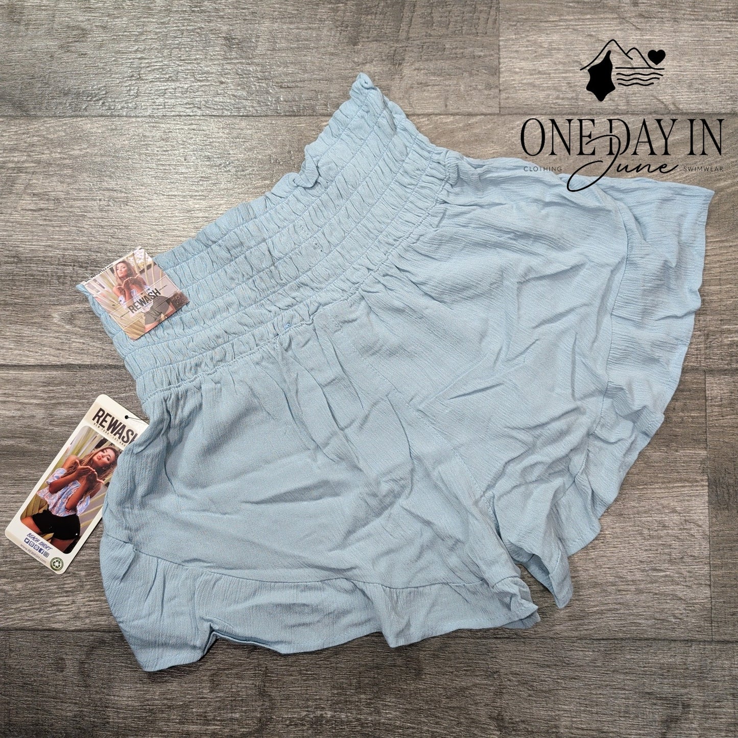Rewash High Waist Beach Shorts Size M