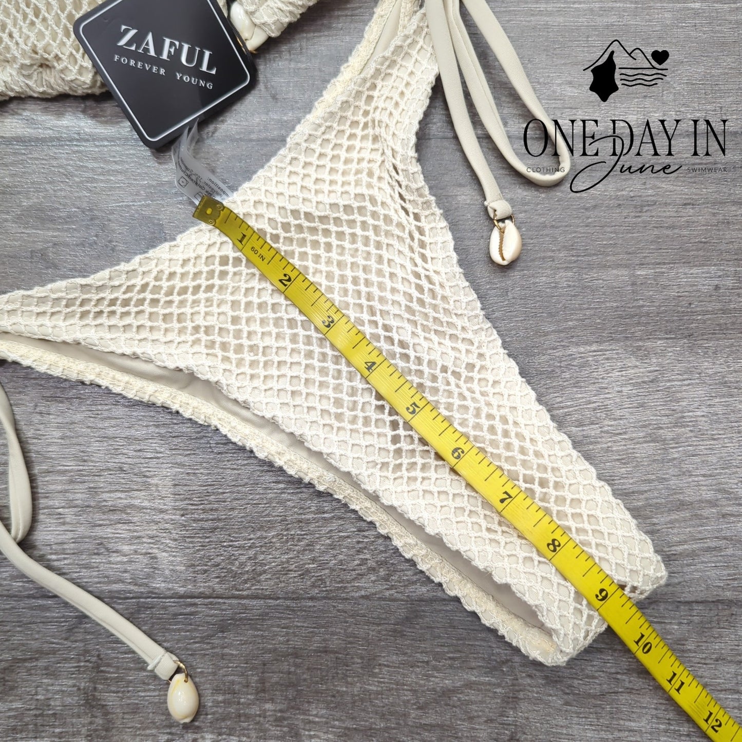 Zaful Tie Side Bikini Swimsuit Size S