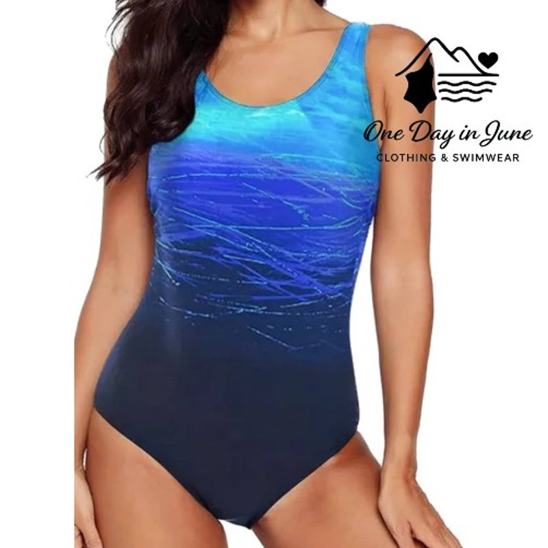 American Trends Cross Back One Piece Swimsuit Size XL