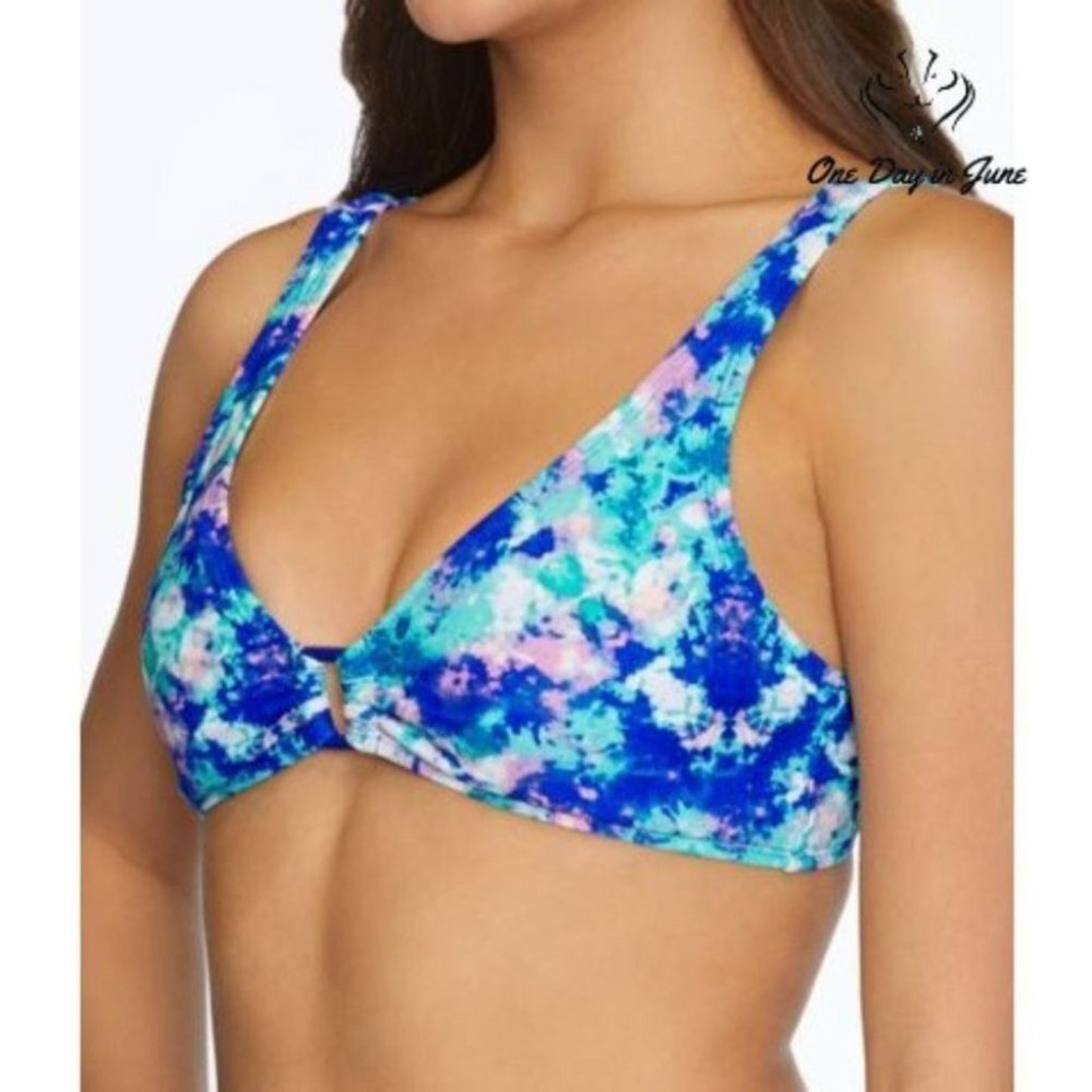 Arizona Jean Co. Tie Dye Bralette Bikini Top Size XL