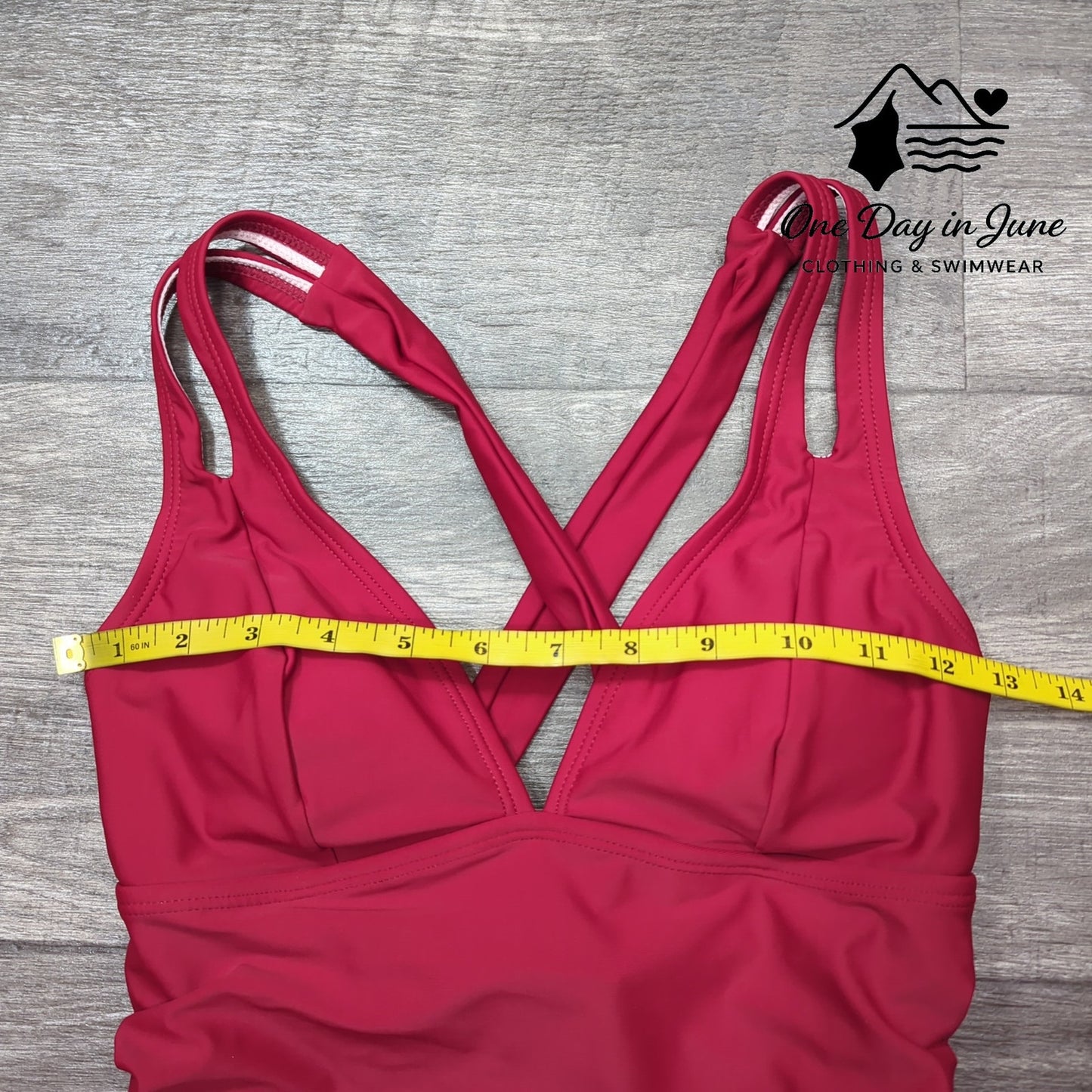 Cupshe V Neck Tie Back One Piece Swimsuit Size S