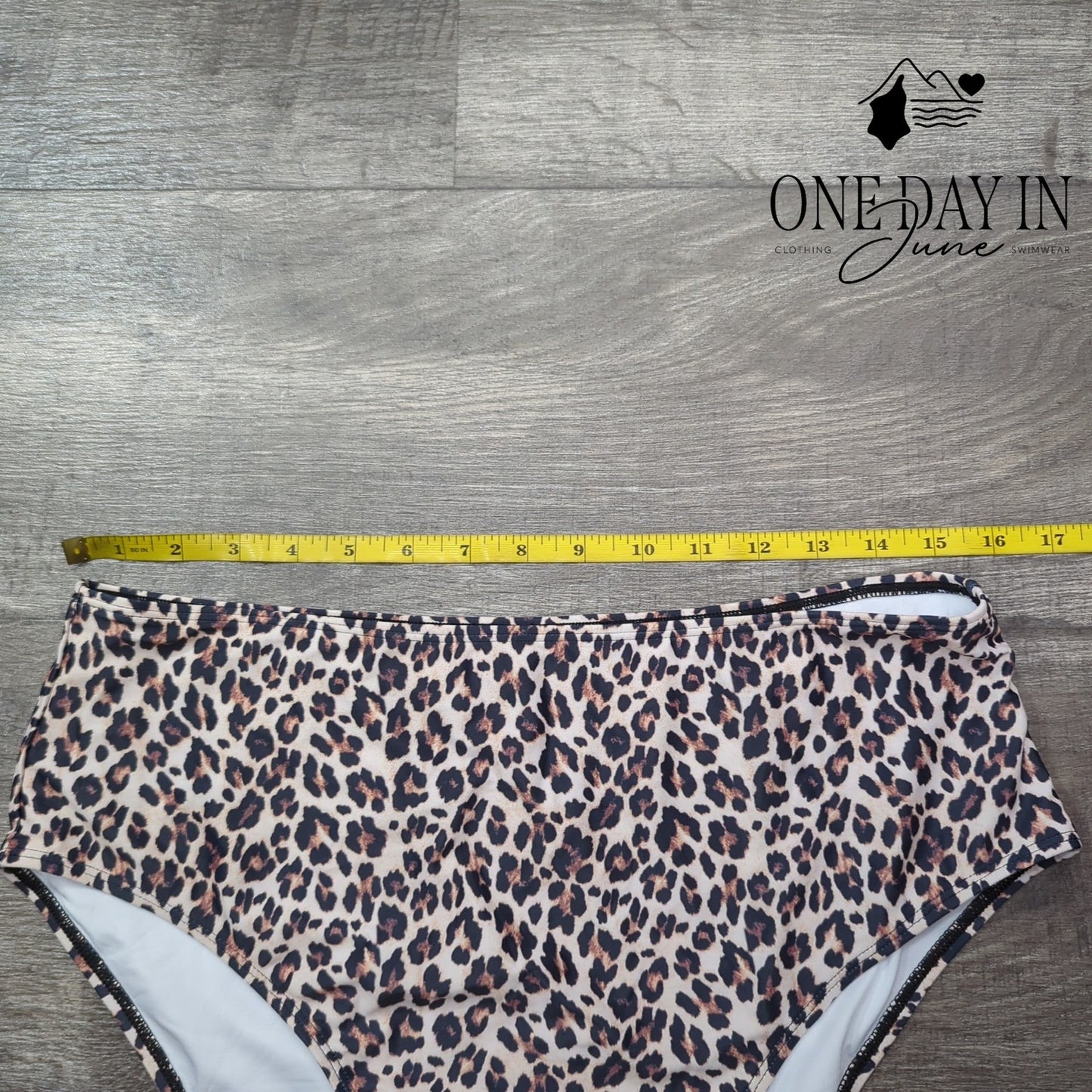 Zaful Twist Front Leopard Print Tankini Swimsuit Size 2XL