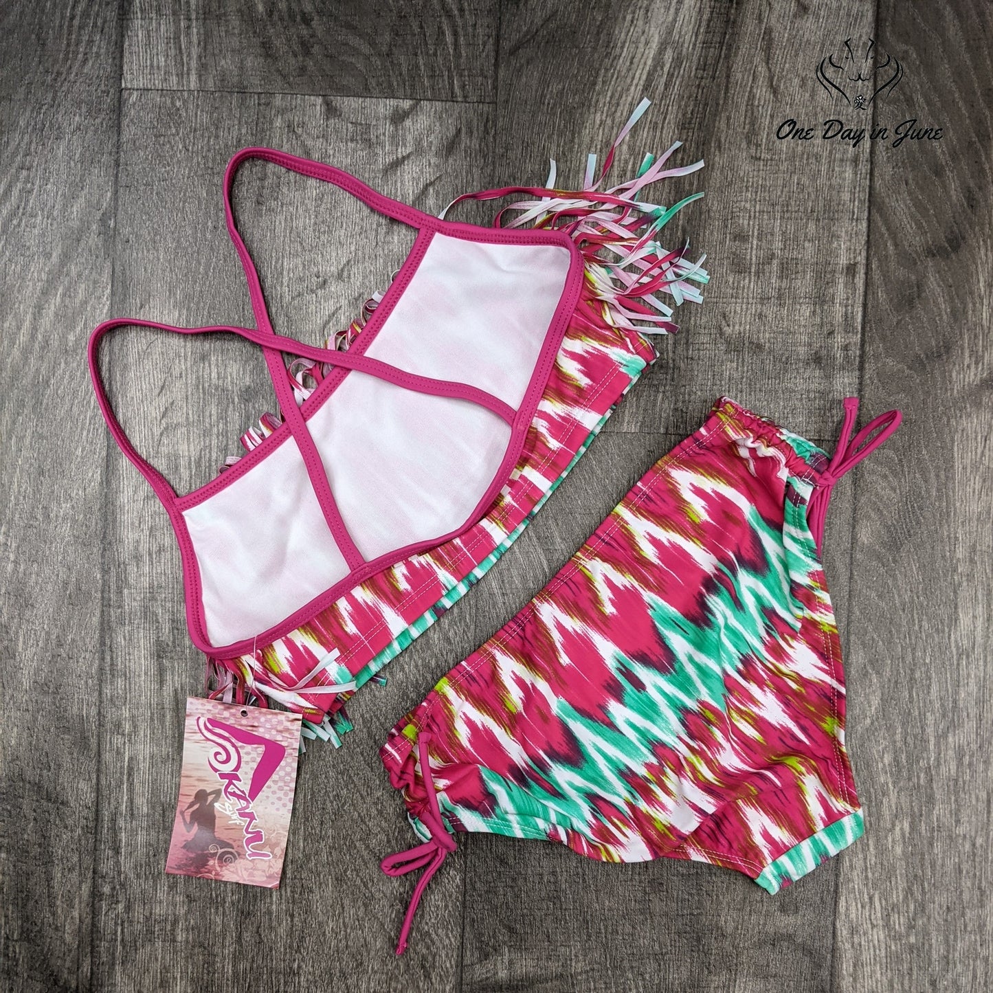 Kanu Surf Kelly Beach Bikini Swimsuit Size 14