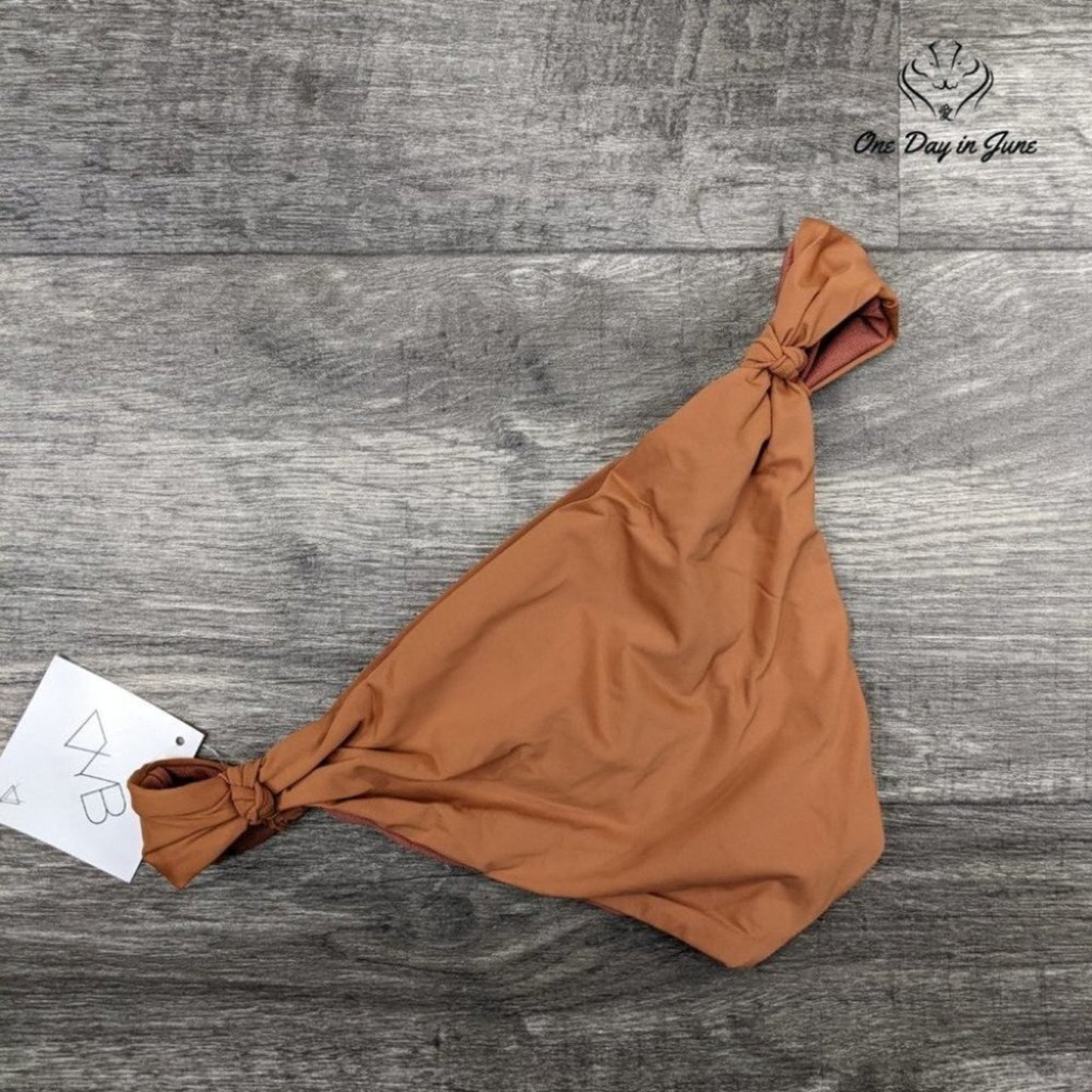 Vicious Young Babes Standard Tiger's Eye Knotted Bikini Bottom Size S