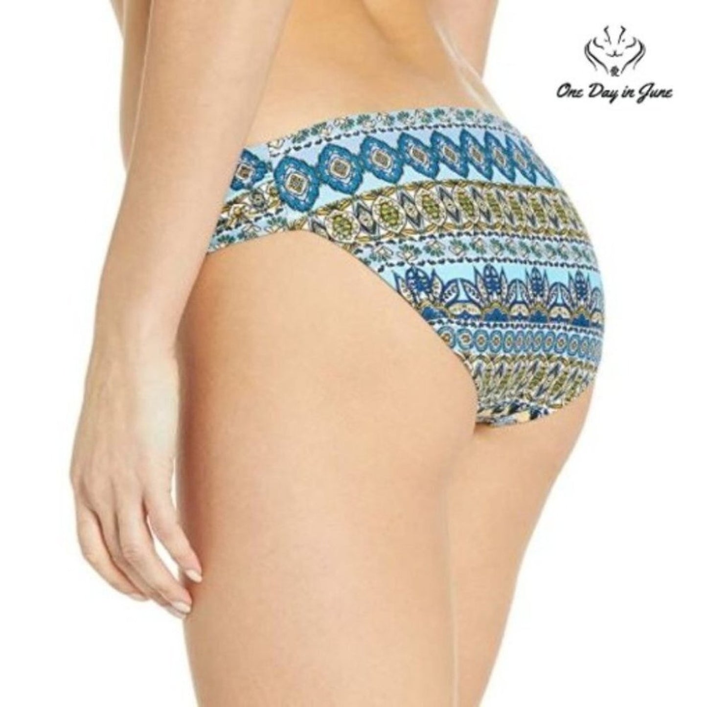 Jessica Simpson Side Shirred Hipster Bikini Bottom Size S