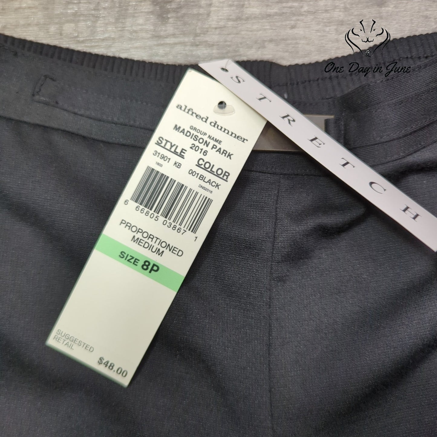 Alfred Dunner Petite Madison Park Pull On Pants Size 8P
