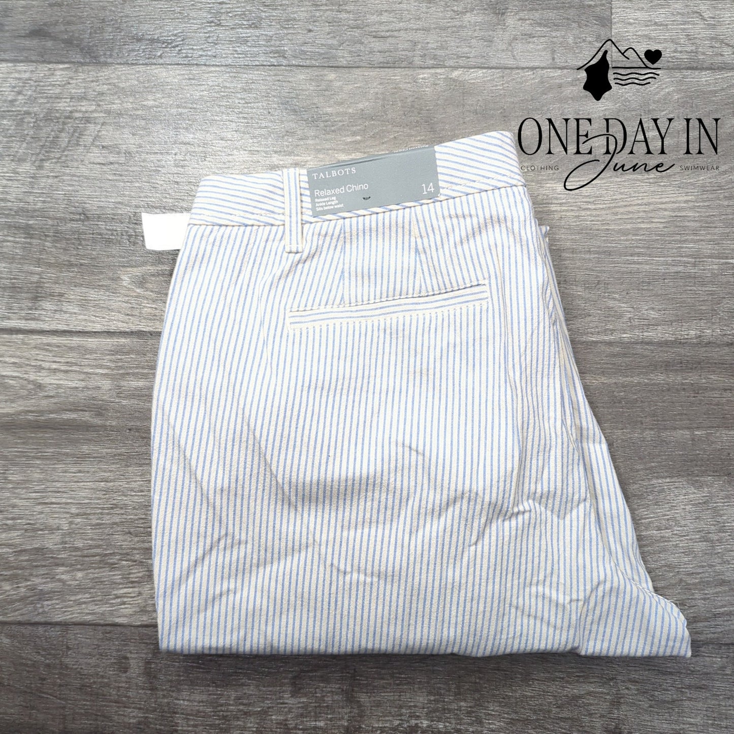 Talbots Relaxed Chino Pants Size 14