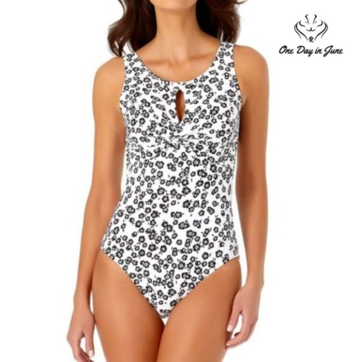 Liz Claiborne Floral One Piece Size 10
