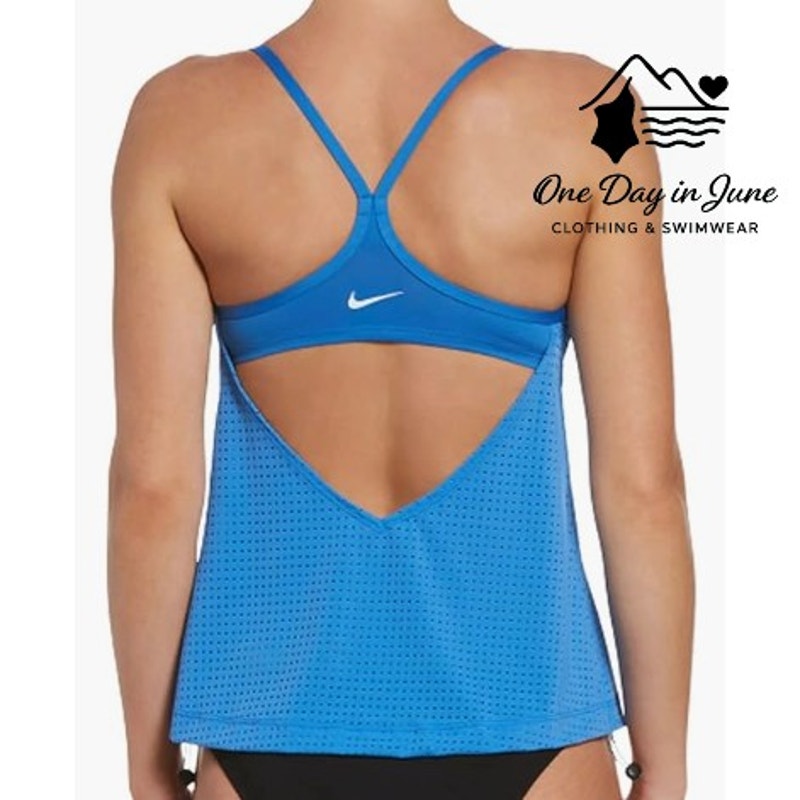 Nike Double Up Racerback Tankini Top Size XL