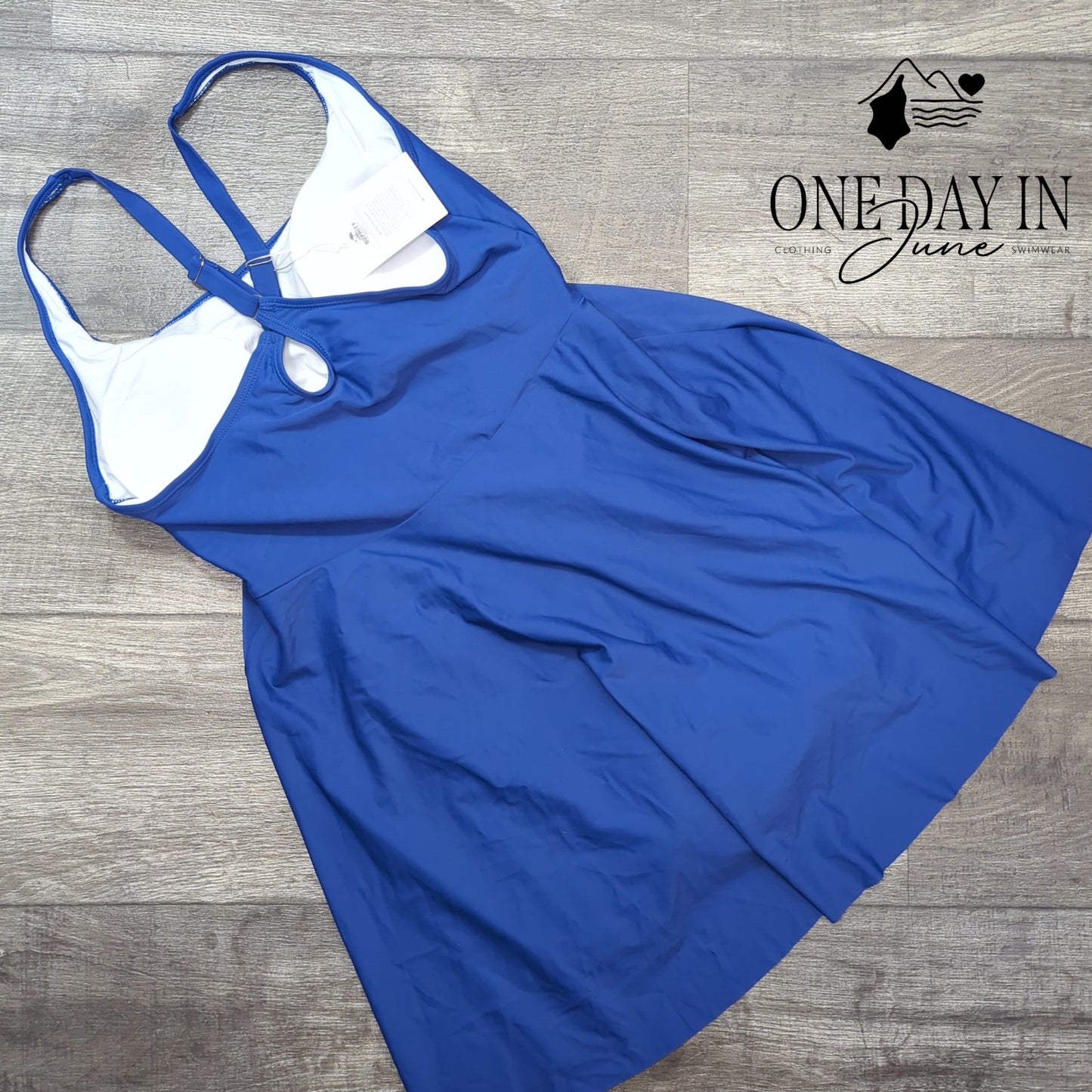 B2Prity Boyshort Swimdress One Piece Swimsuit Size L