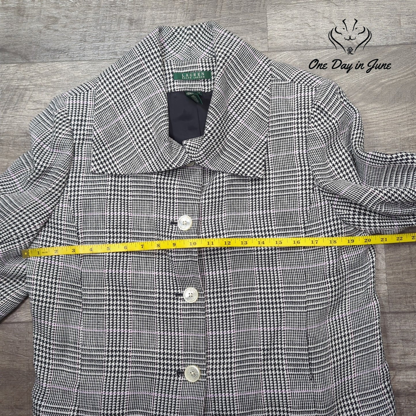 Ralph Lauren 4 Button Linen Coat Size 12