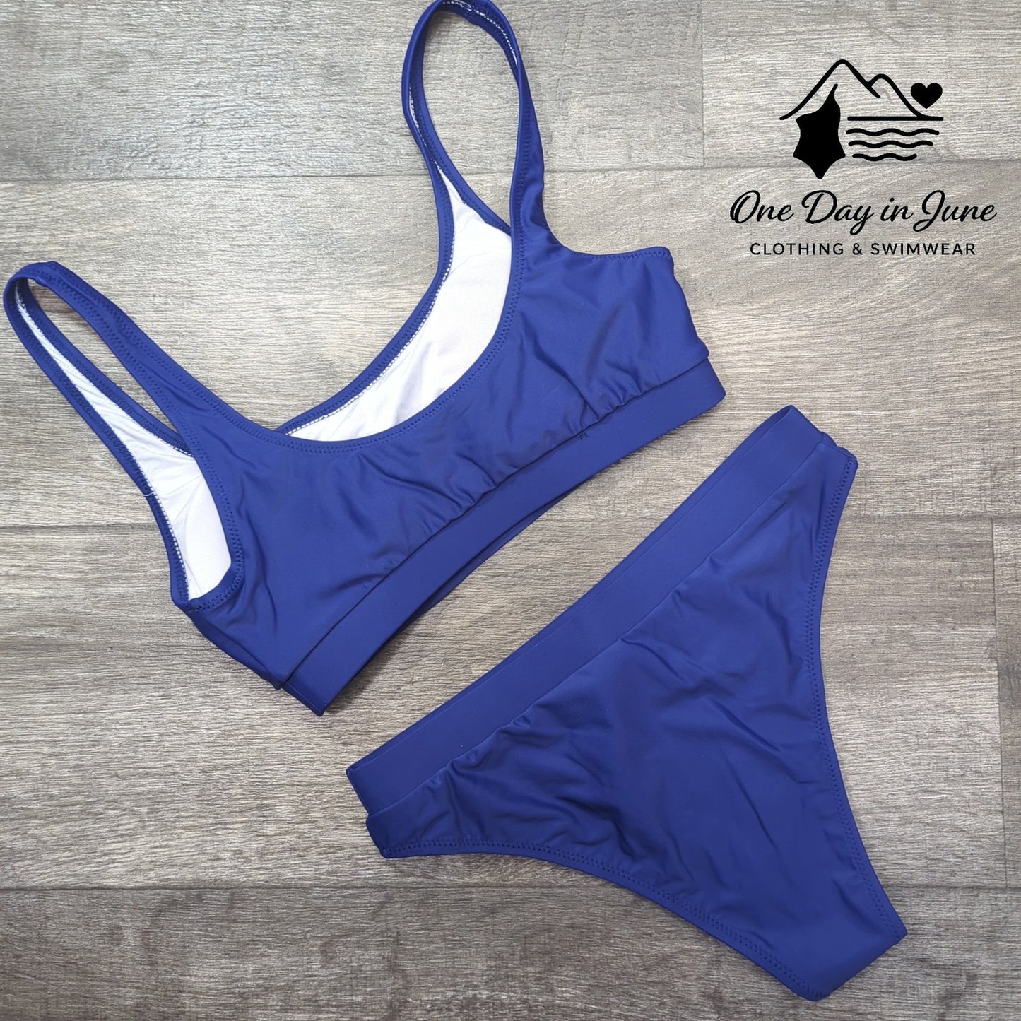 Aqua Eve Crop Top Bikini Swimsuit Size S