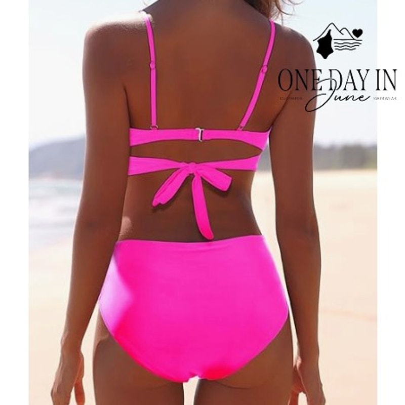 Blooming Jelly Halter Cross Front Tie Ruched Bikini Swimsuit Size L