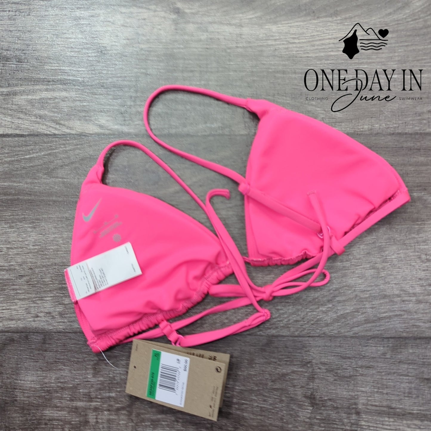 Nike Adjustable Triangle Bikini Top Size XL