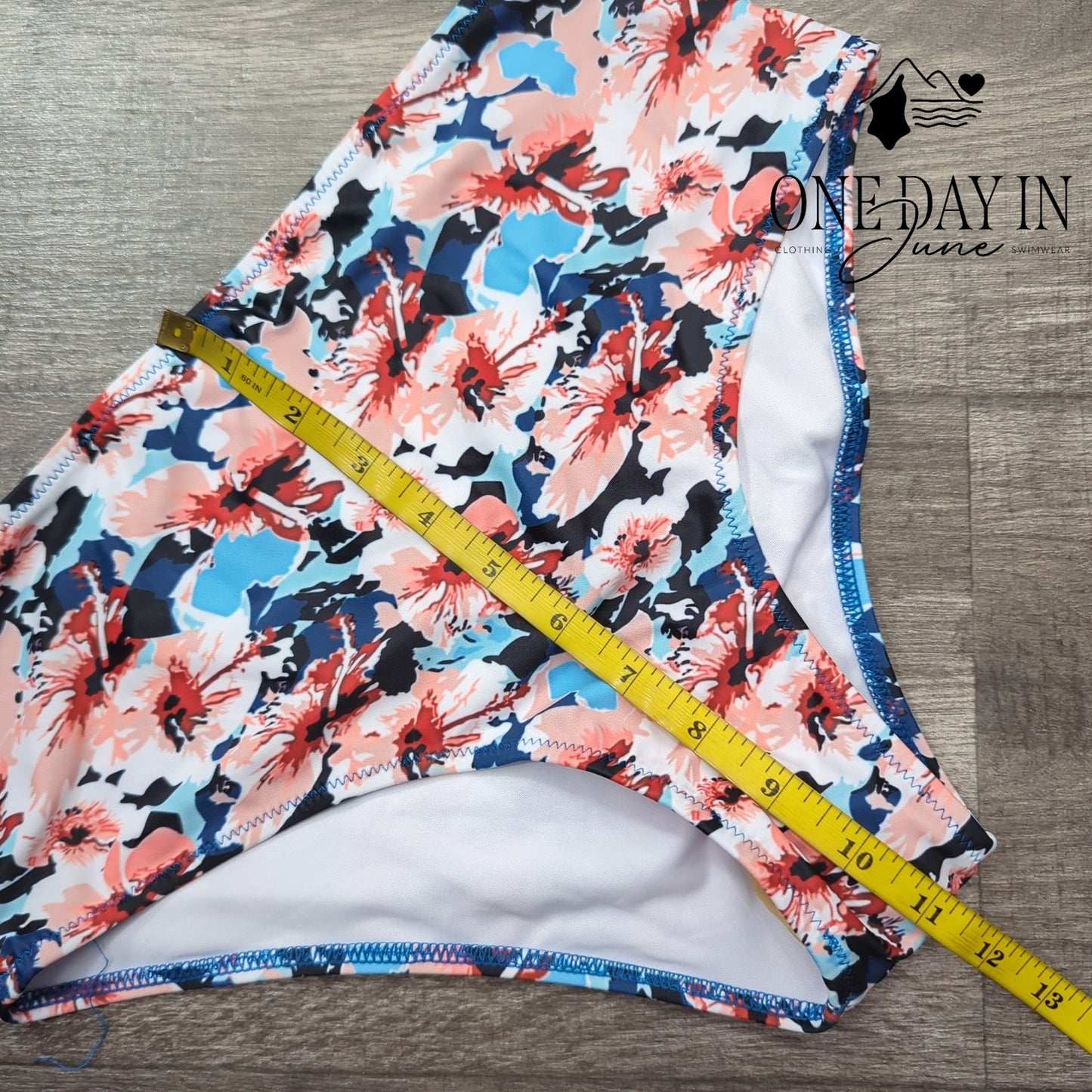 Beachsissi V Front Tummy Control Tankini Swimsuit Size S