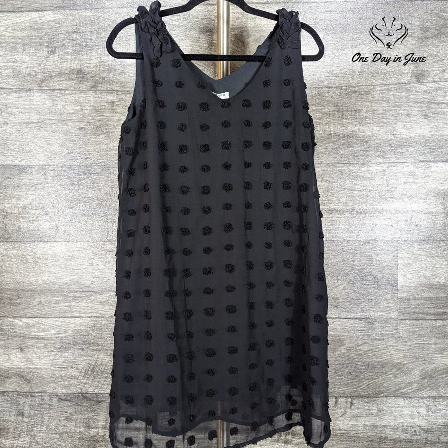 Hotouch Sleevless Sheer Lined Mini Dress Size S