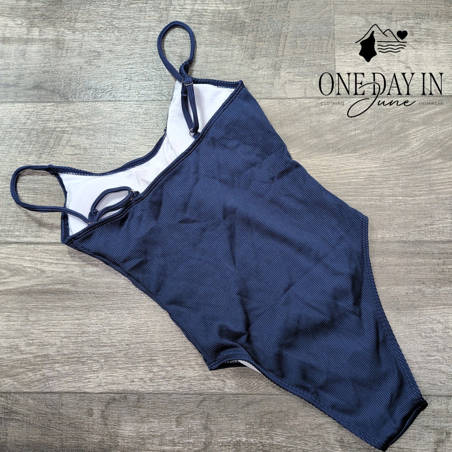 Charmleaks Ribbed High Cut One Piece Swimstui Size S
