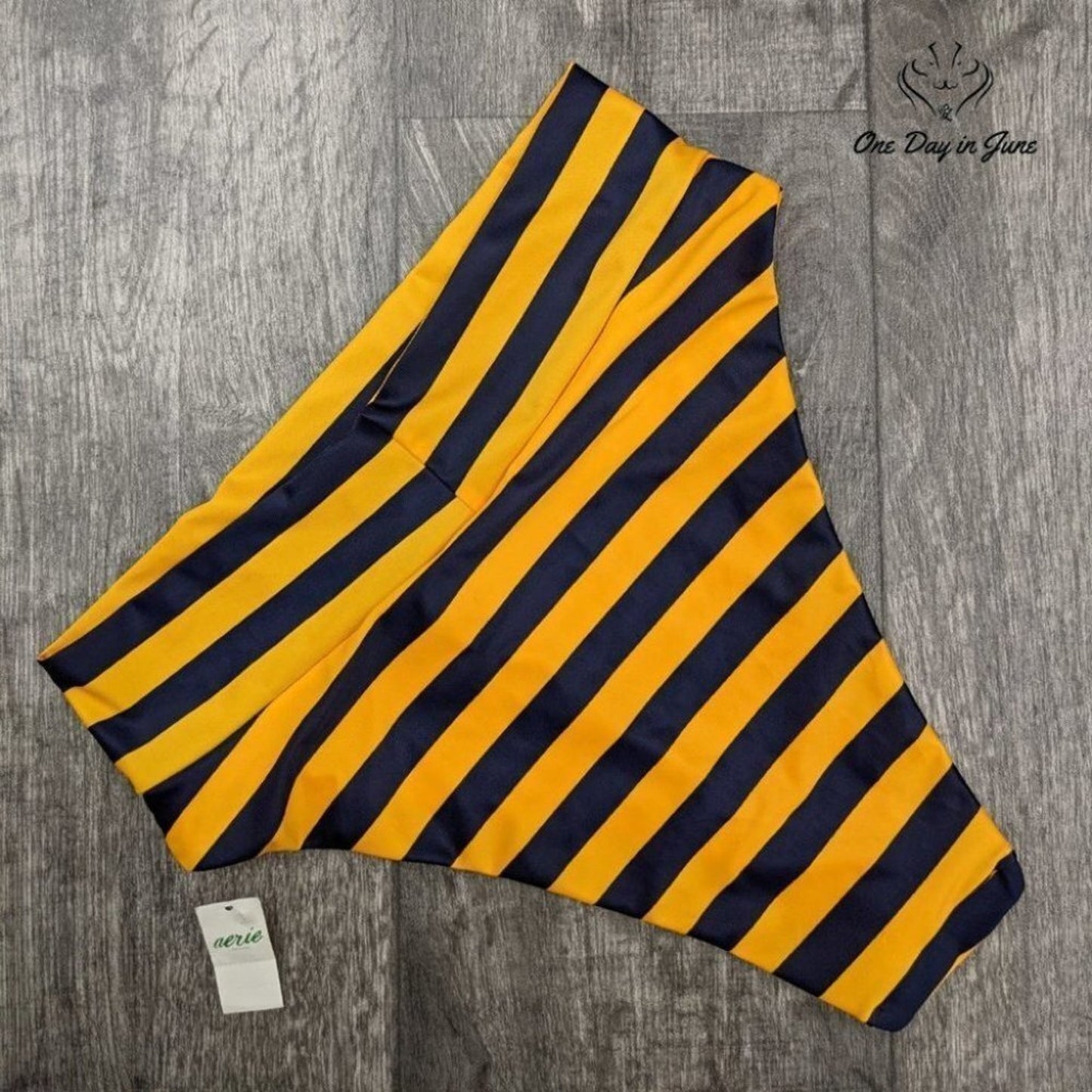 American Eagle Outfitters Aerie High Cut Cheeky Bikini Bottom Size S