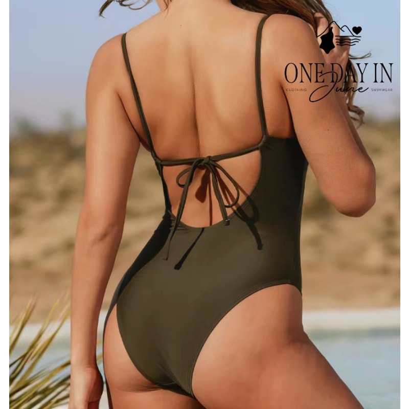 Cupshe Underwire High Cut One Piece Swimsuit Size S