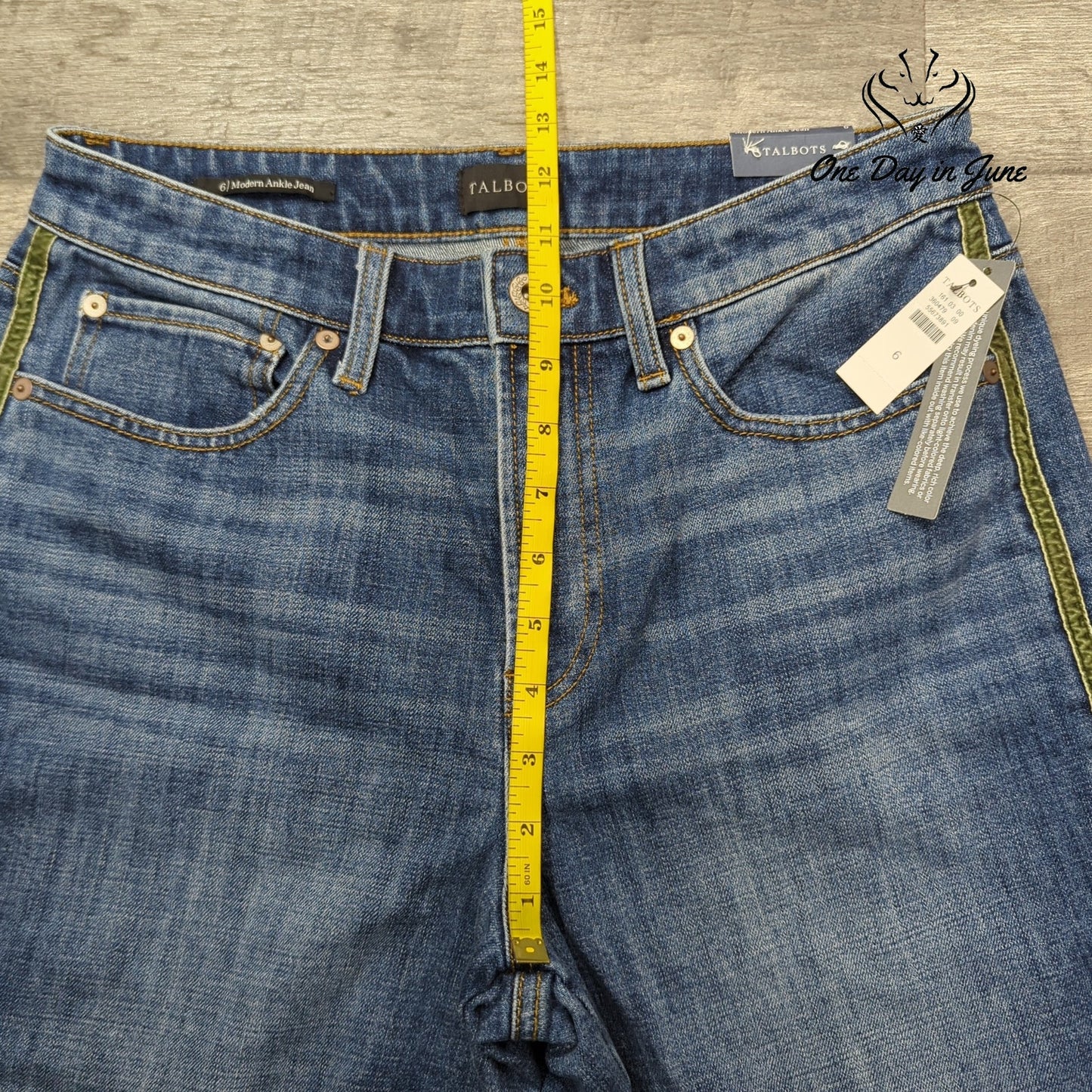 Talbots Modern Ankle Jeans Size 6