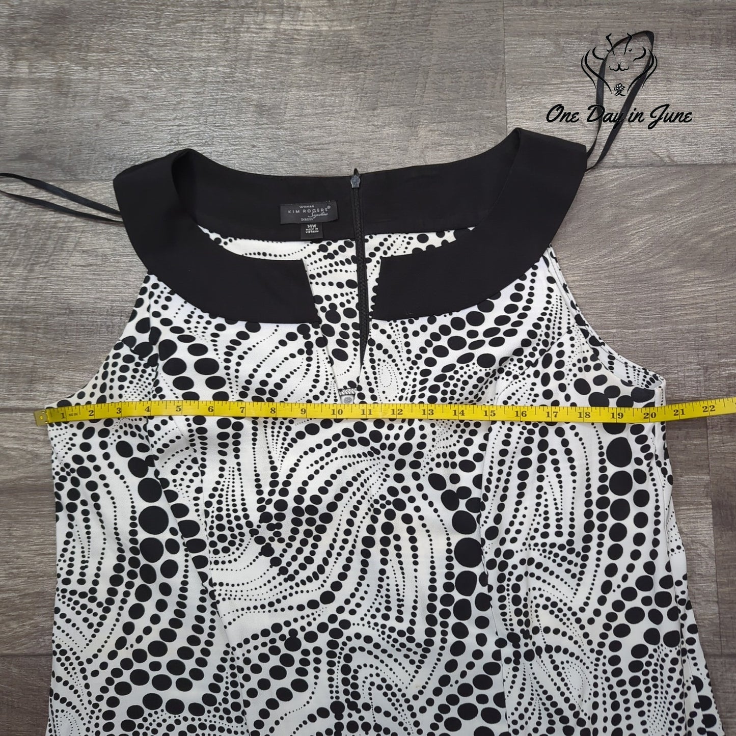 Kim Rogers Plus Size Sleeveless Mini Dress Size 14W