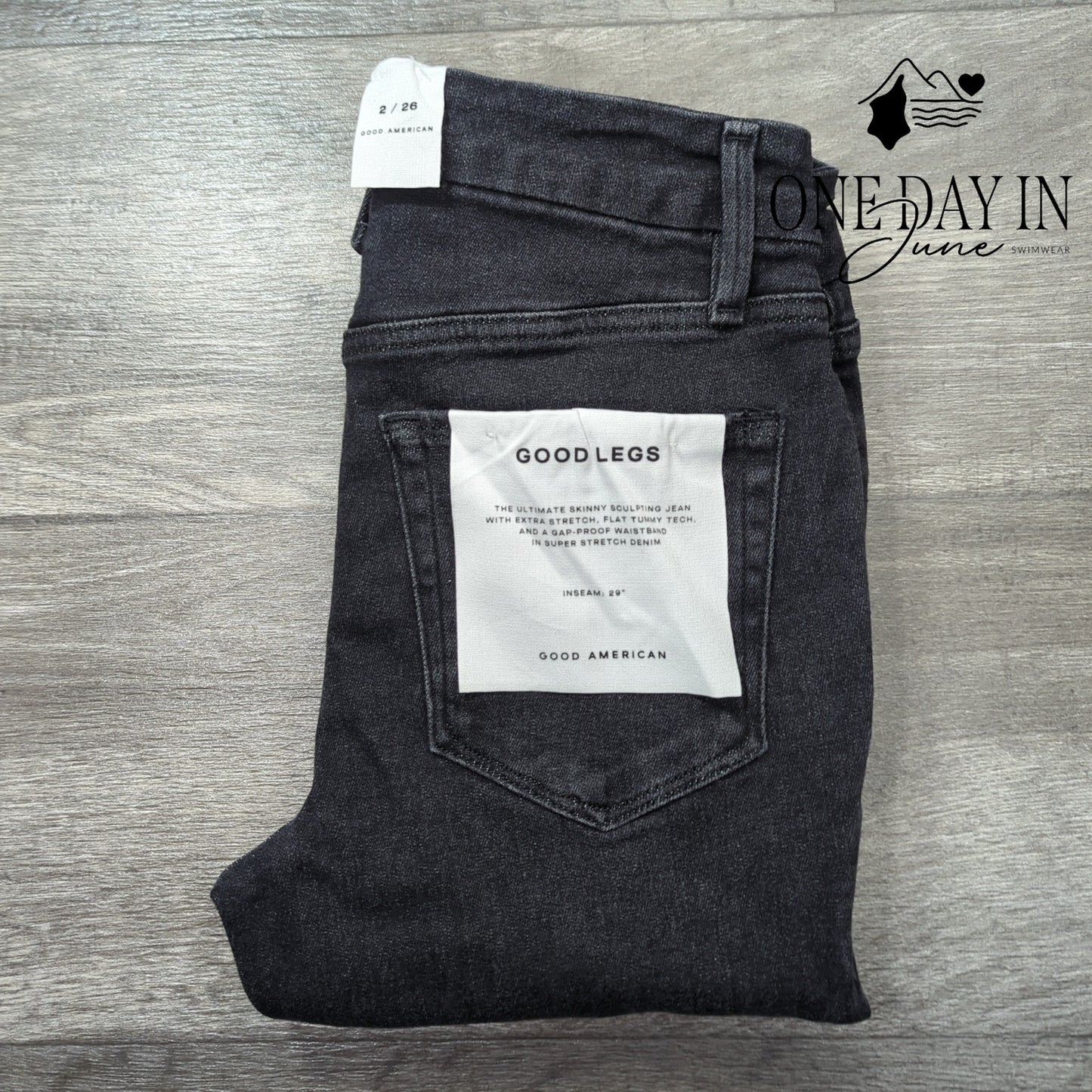Good American Good Legs Sculpting Skinny Jeans Size 2