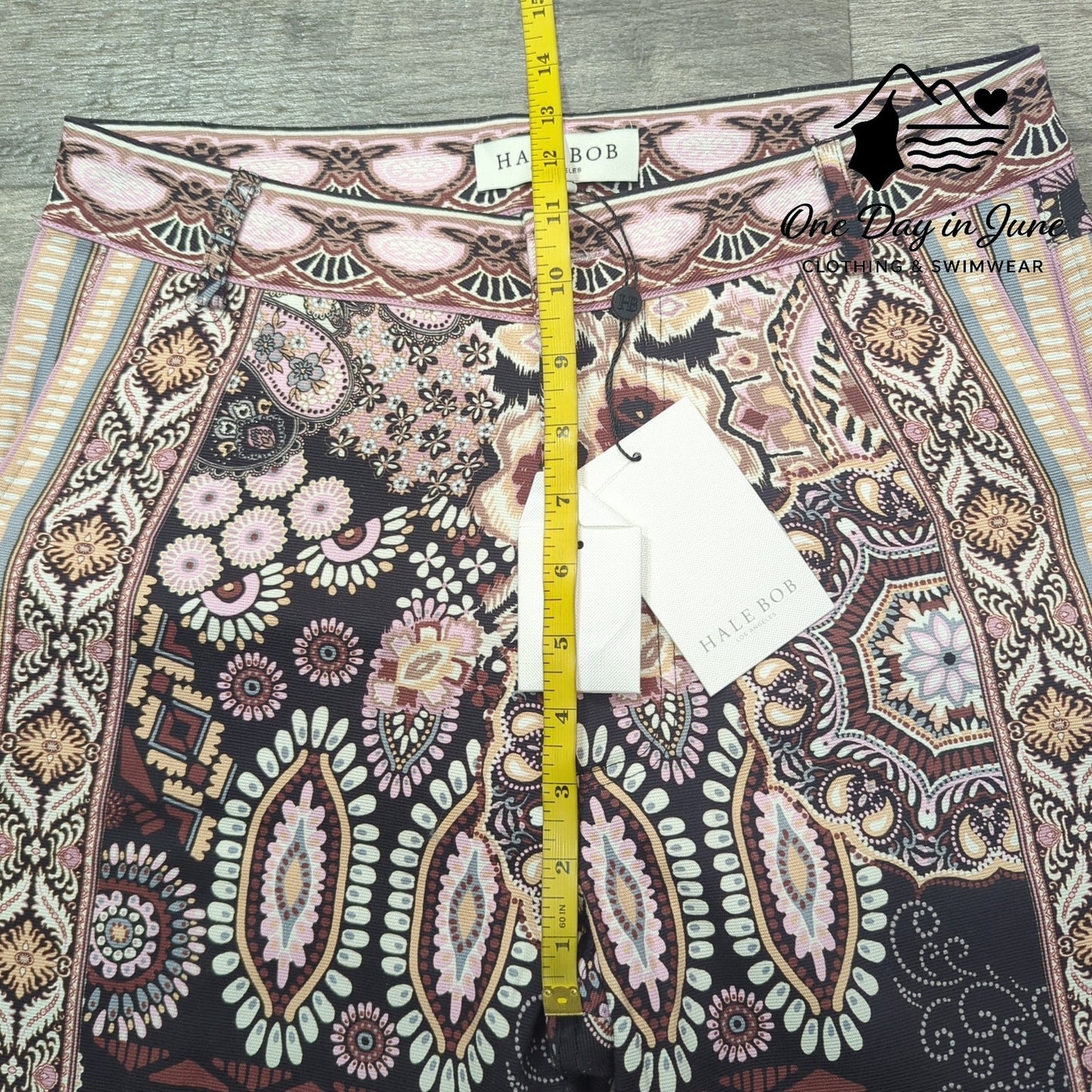 Hale Bob Michelle Flared Pants Size M