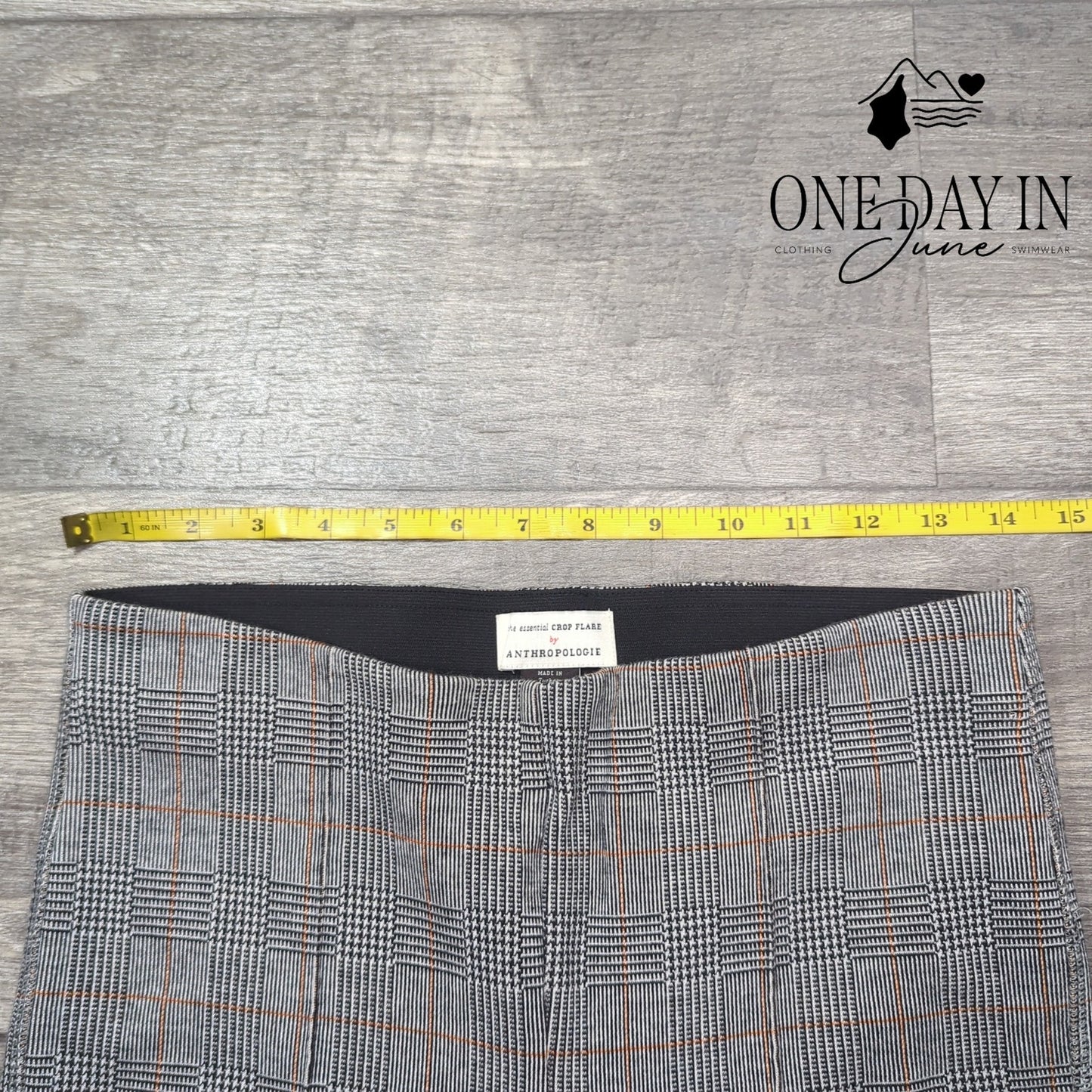 Anthropologie The Essential Crop Flare Pants Size 8