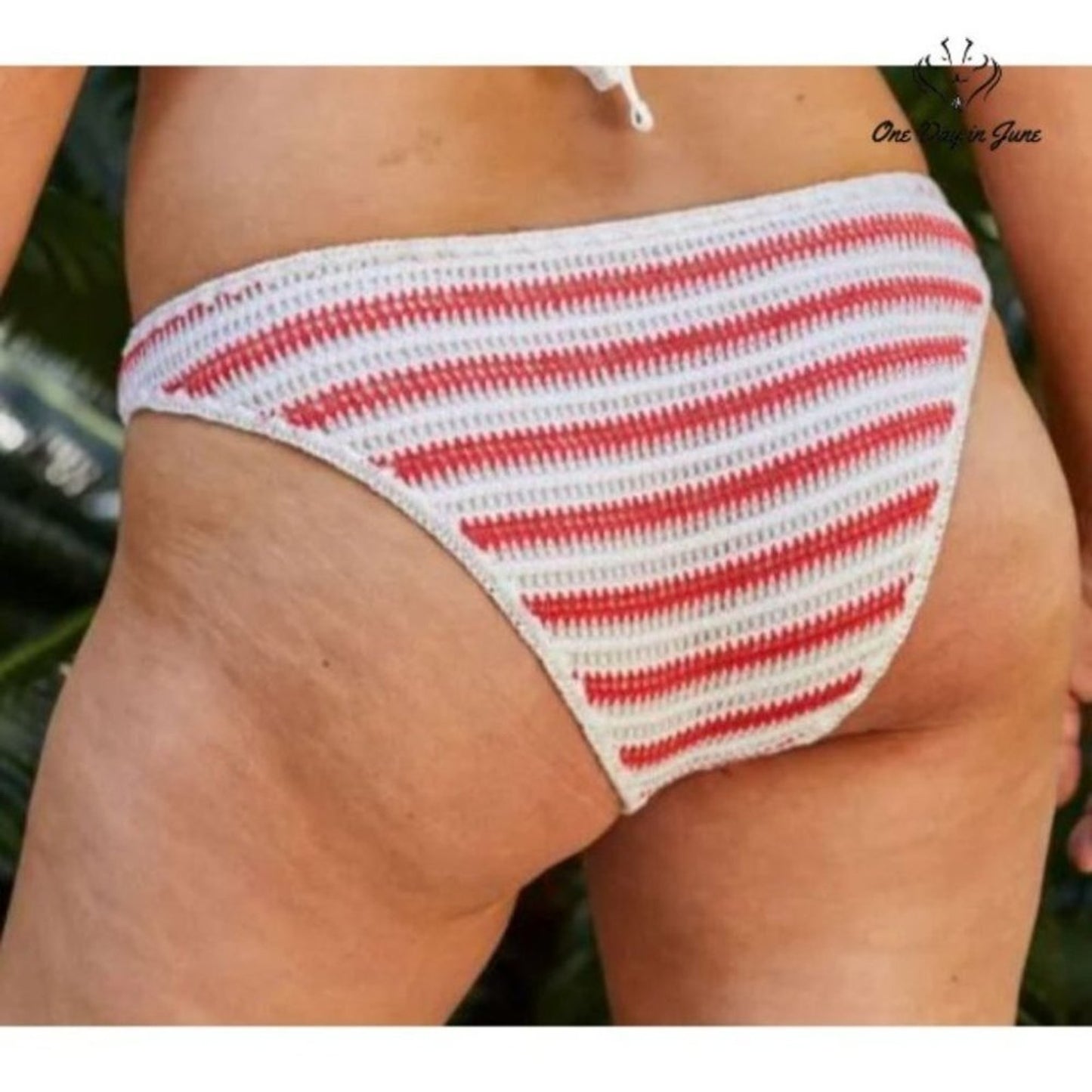 American Eagle Outfitters Aerie Crochet Cheeky Bikini Bottom Size XL