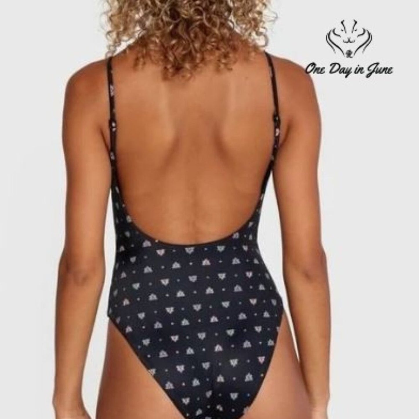 RVCA Foulard Medium Coverage One Piece Swimsuit Size M