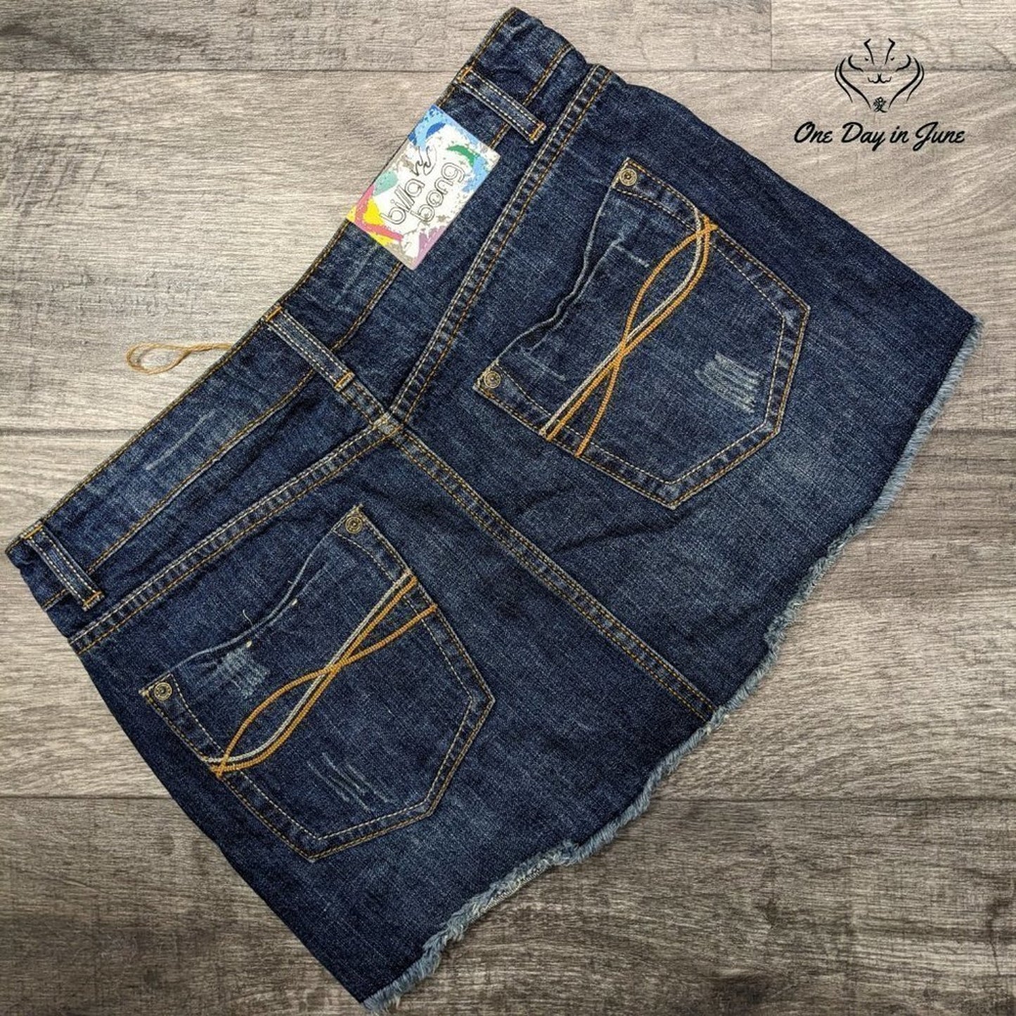 Billabong Juniors The Mini Denim Skirt Size 9