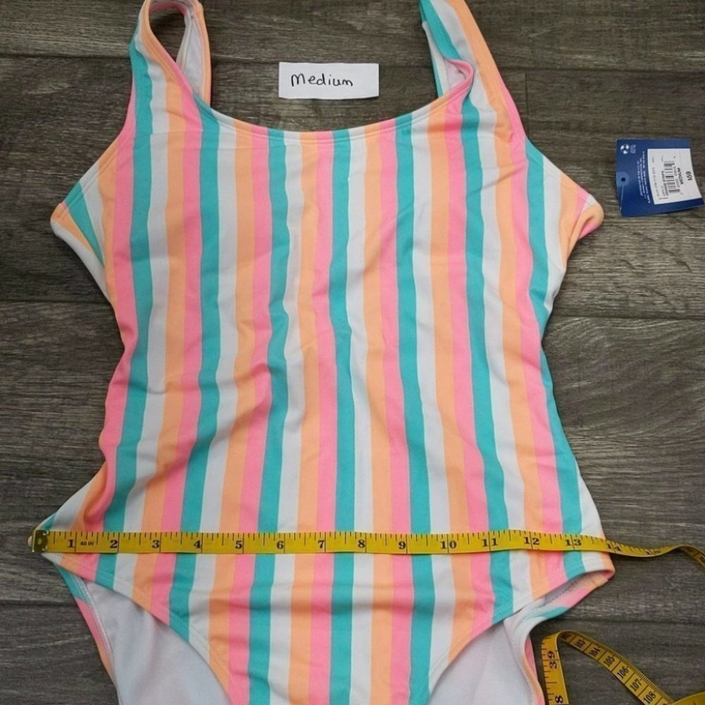 Arizona Jean Co. Junior's Striped One Piece Size M