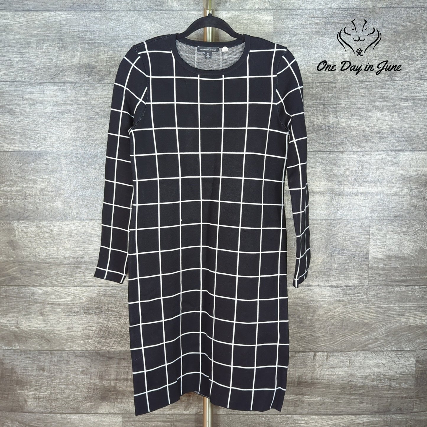 Saks Fifth Avenue Long Sleeve Mini Dress Size S