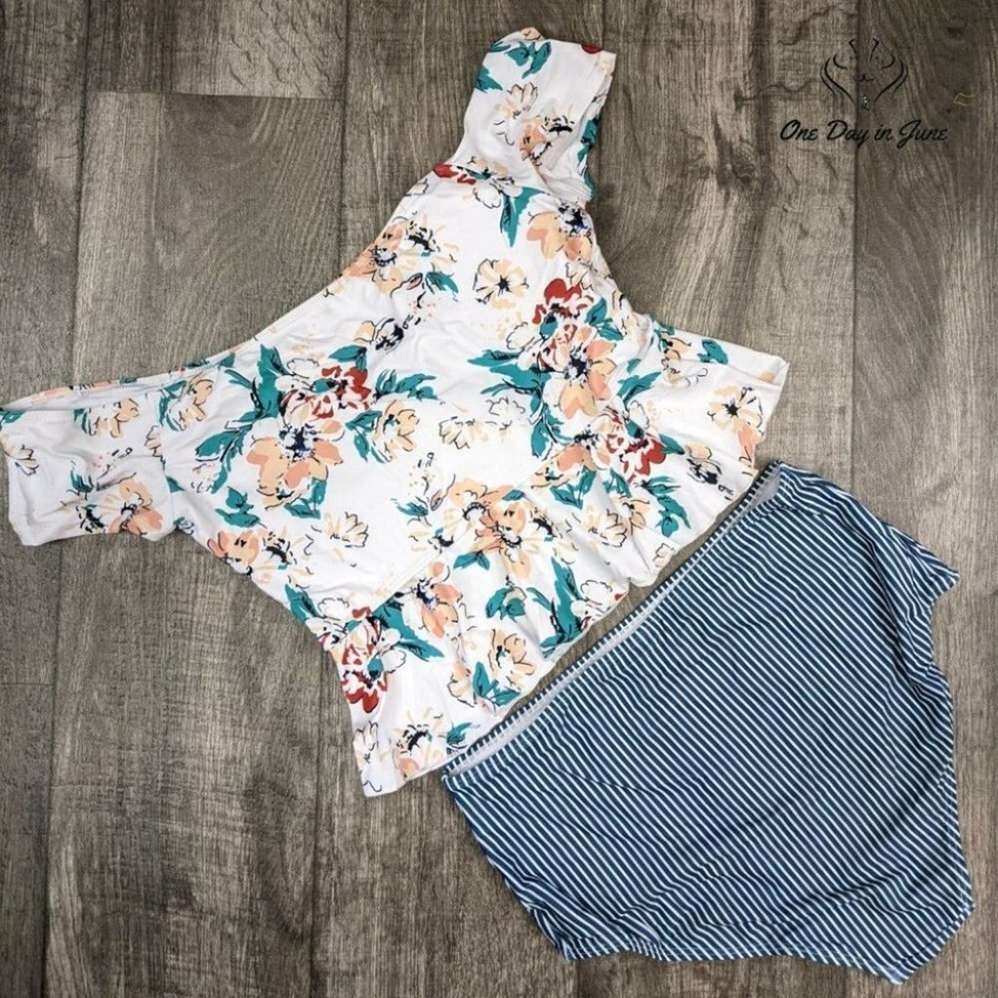 Ferbia High Waist Falbala Bikini Swimsuit Size XL