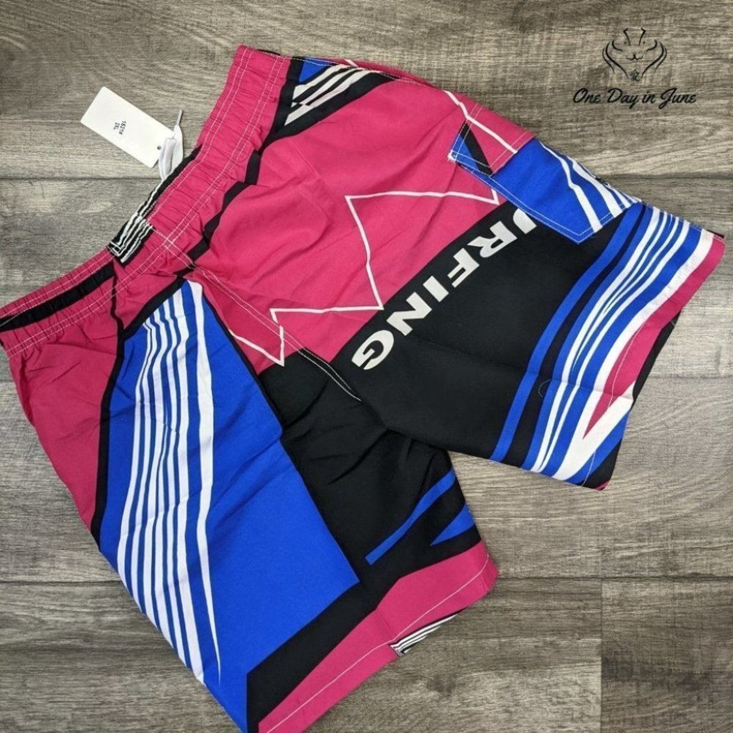 Tailor Pal Love Pocketed Board Shorts Swimsuit Size XXL