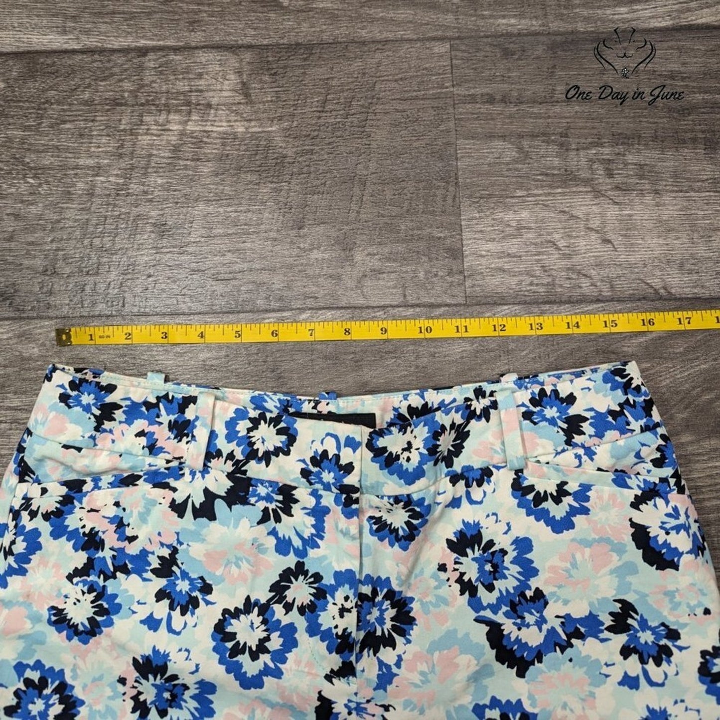 Talbots Floral Bermuda Shorts Size 4