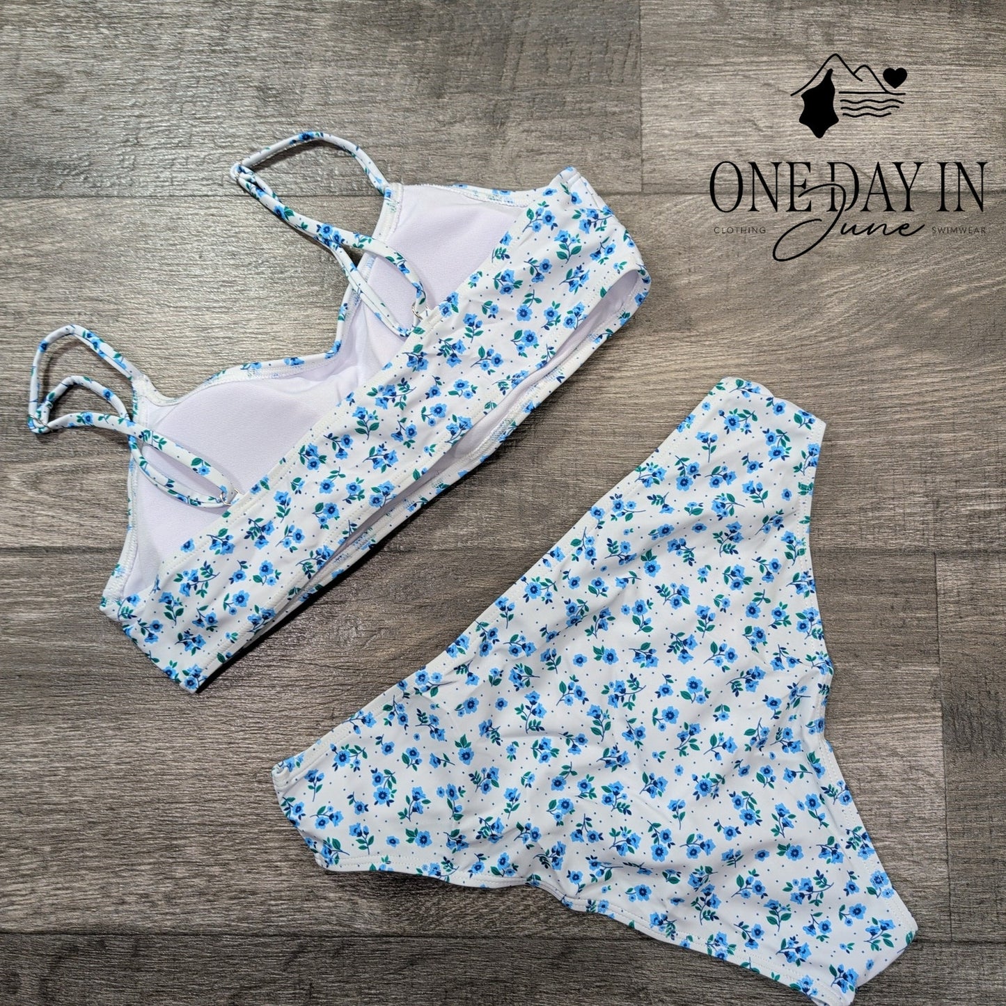 Soly Hux Floral Bikini Swimsuit Size M