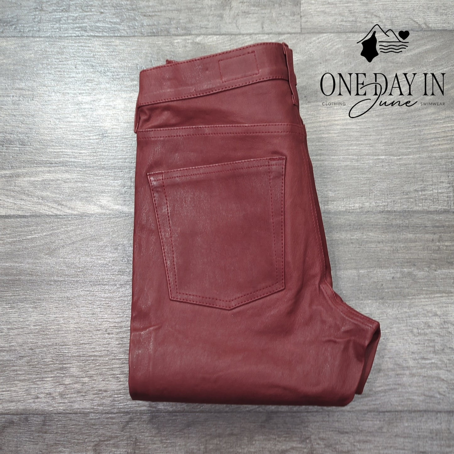 Adriano Goldschmied The Farrah Skinny Faux Leather Skinny Jeans Size 27 (4)