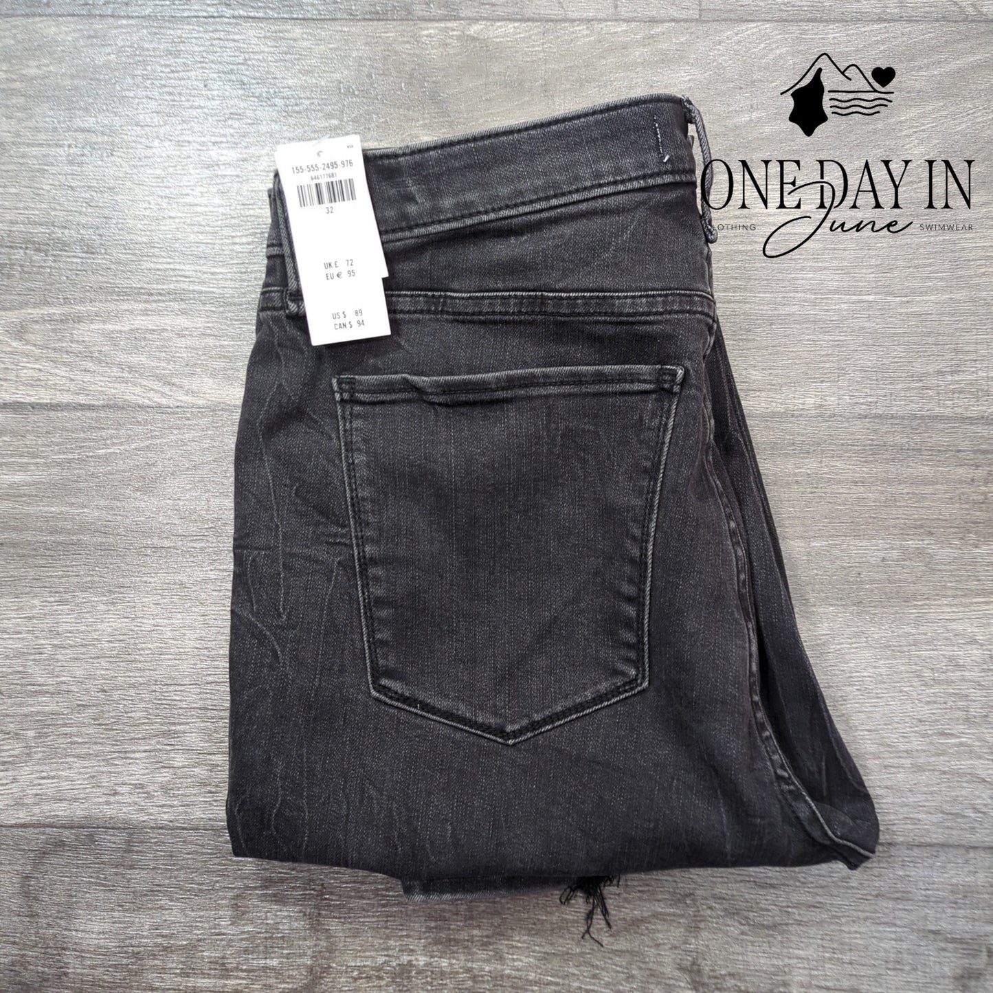 Abercrombie & Fitch Super Skinny Ankle High Rise Distressed Jeans Size 14