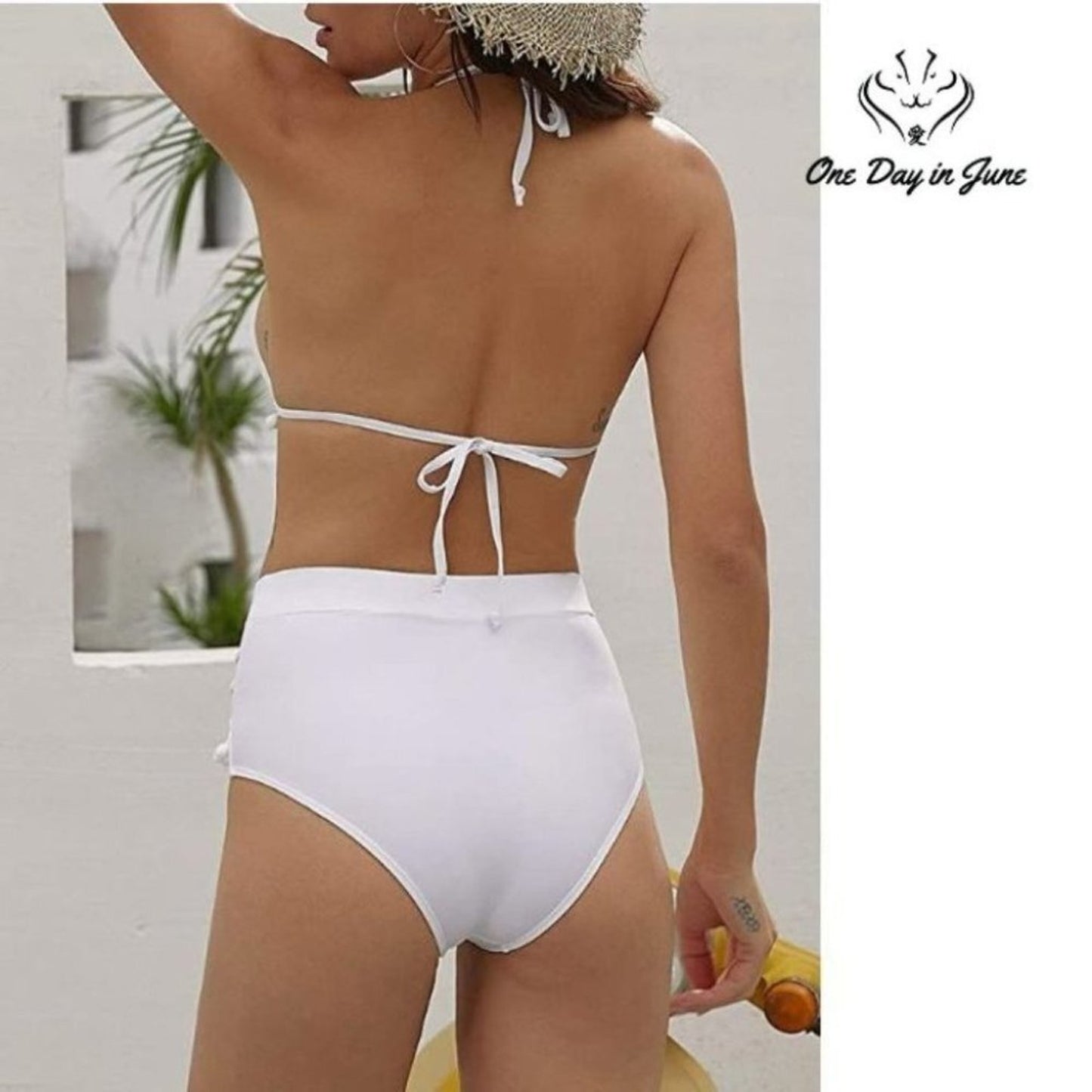 Bdcoco High Waist Tassel Bikini