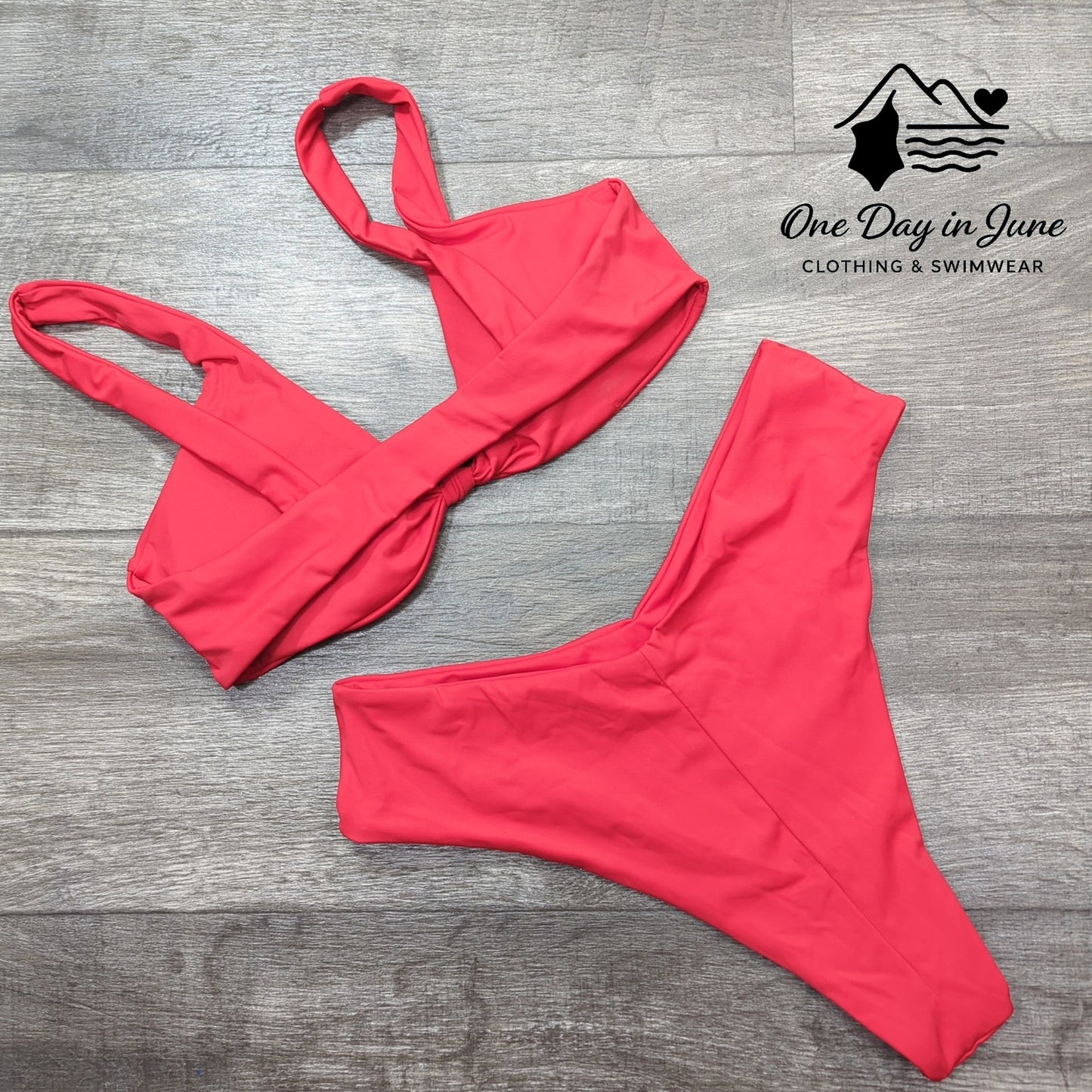 Charmleaks High Cut Cheeky Bikini Swimsuit Size M