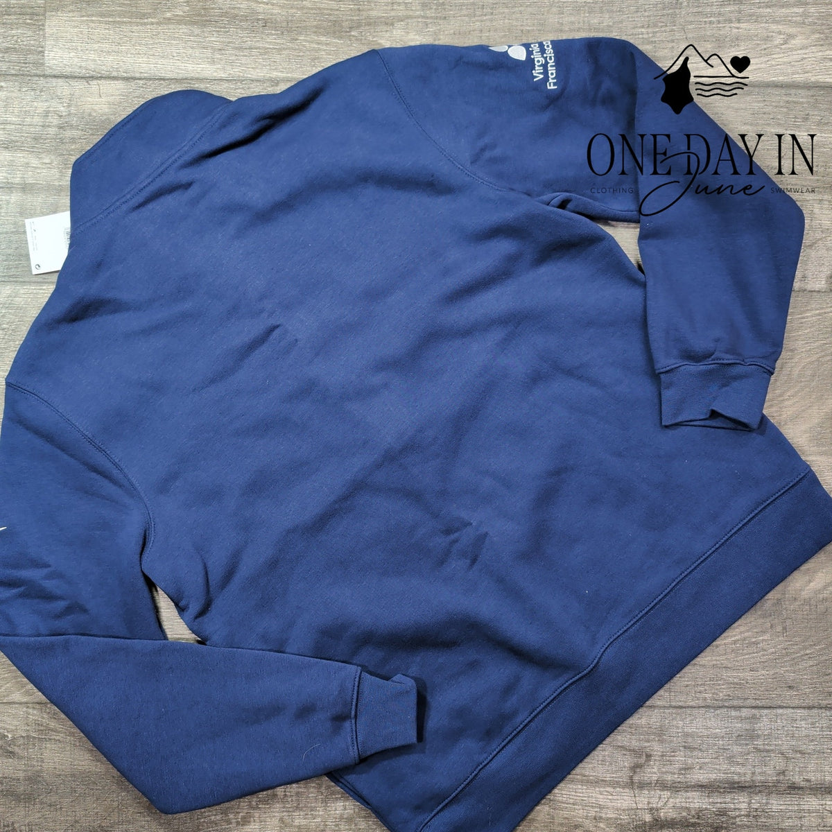 Nike Golf Half Zip Pullover Sweatshirt Navy Blue Mason Health NWT Size L
