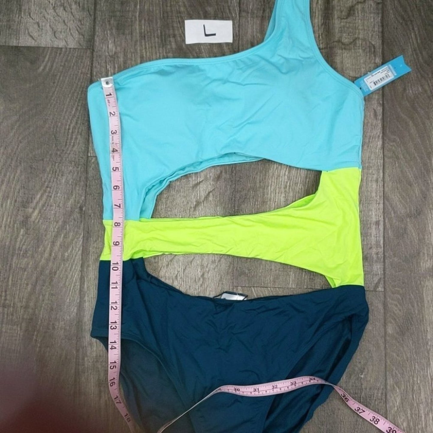 Ambrielle One Shoulder Cut Out One Piece Size XXL