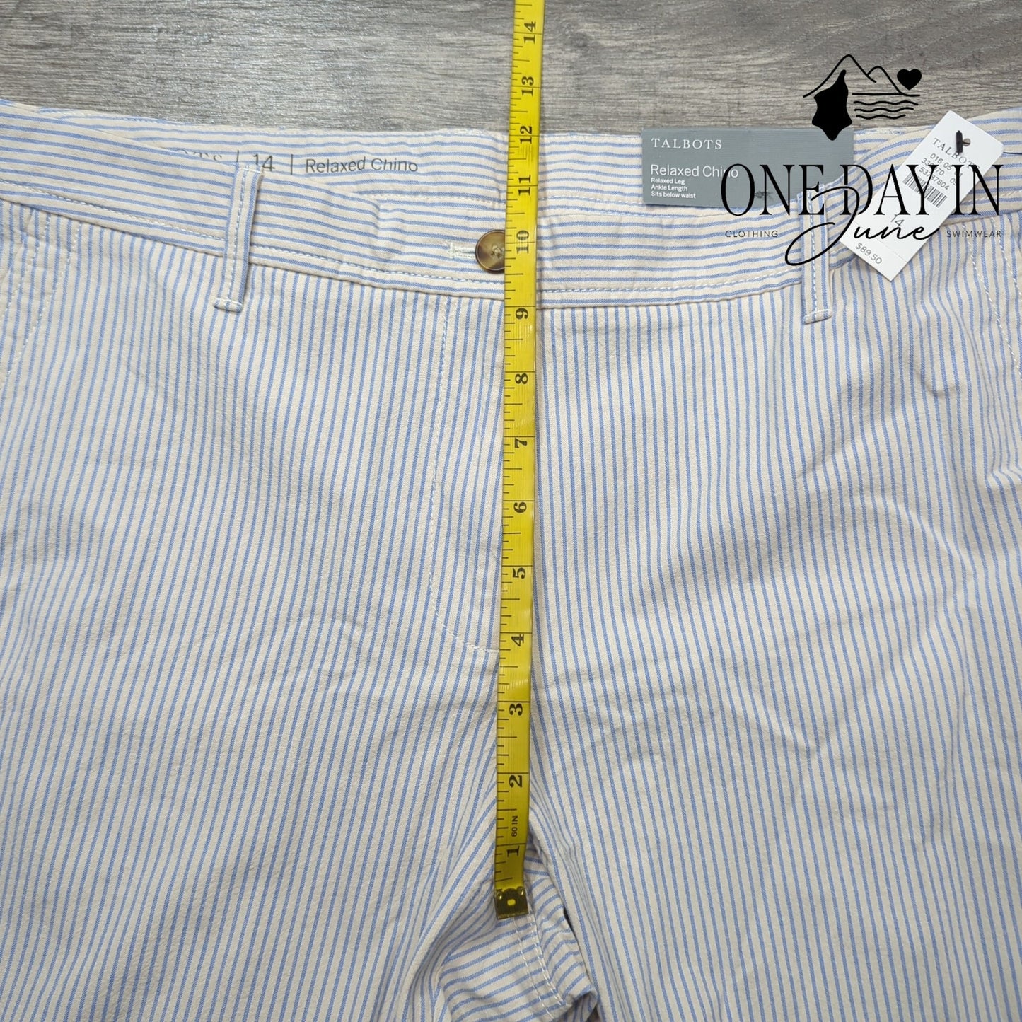 Talbots Relaxed Chino Pants Size 14