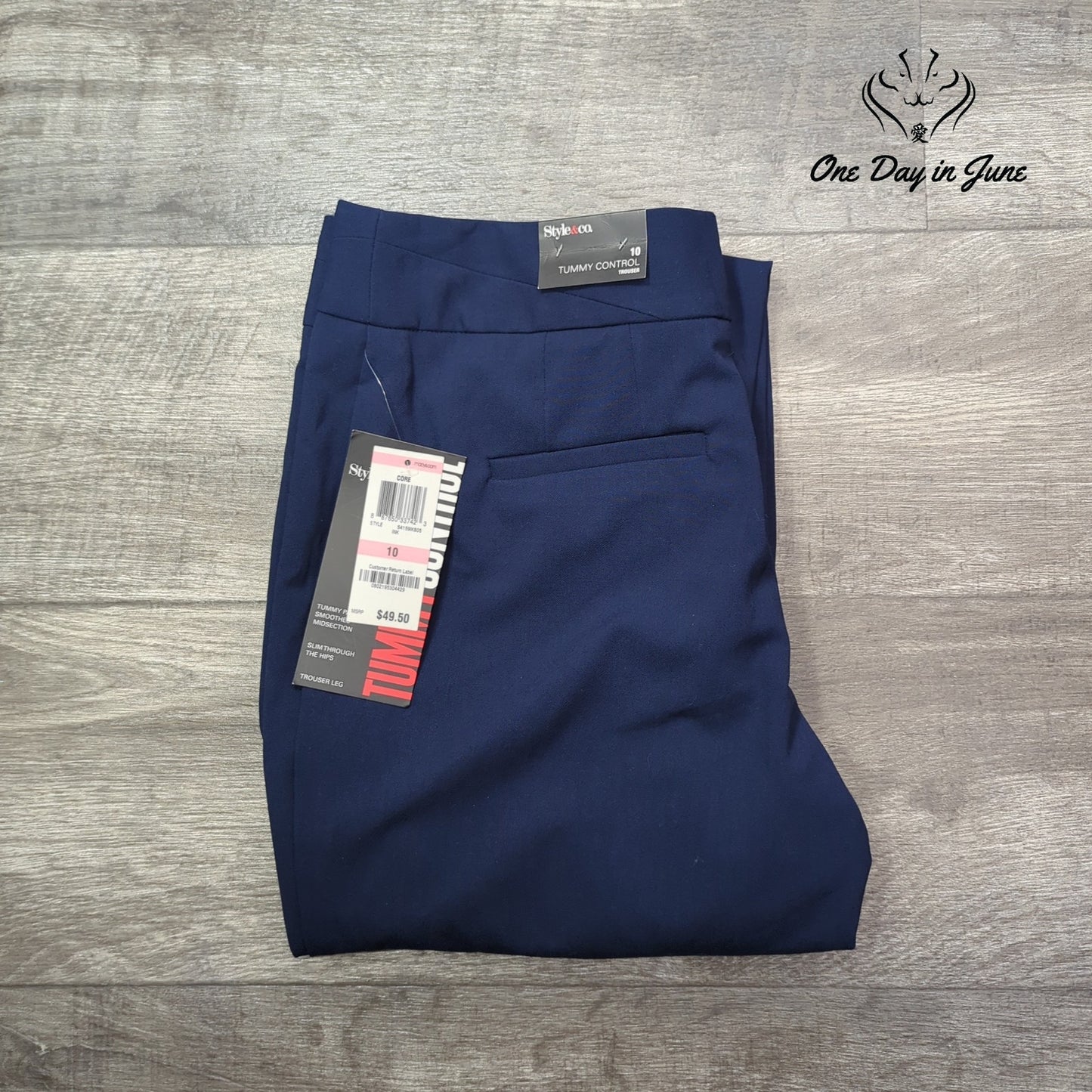 Style & Co. Tummy Control Trouser Pants Size 10
