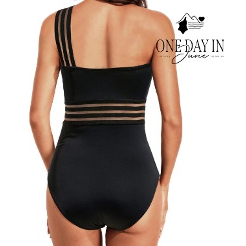 Tempt Me One Shoulder One Piece Swimsuit Size S