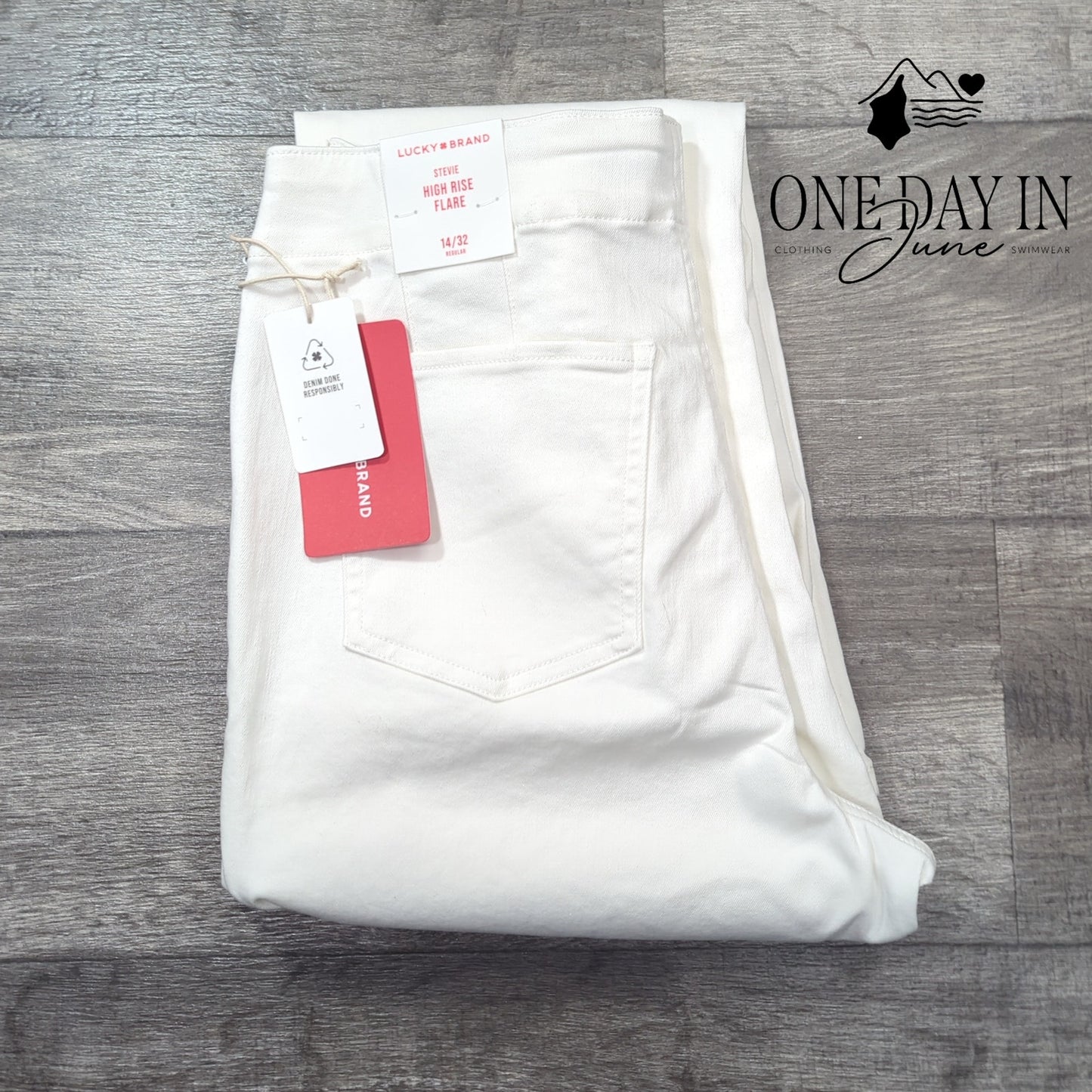 Lucky Brand Stevie High Rise Flare Jeans Size 14